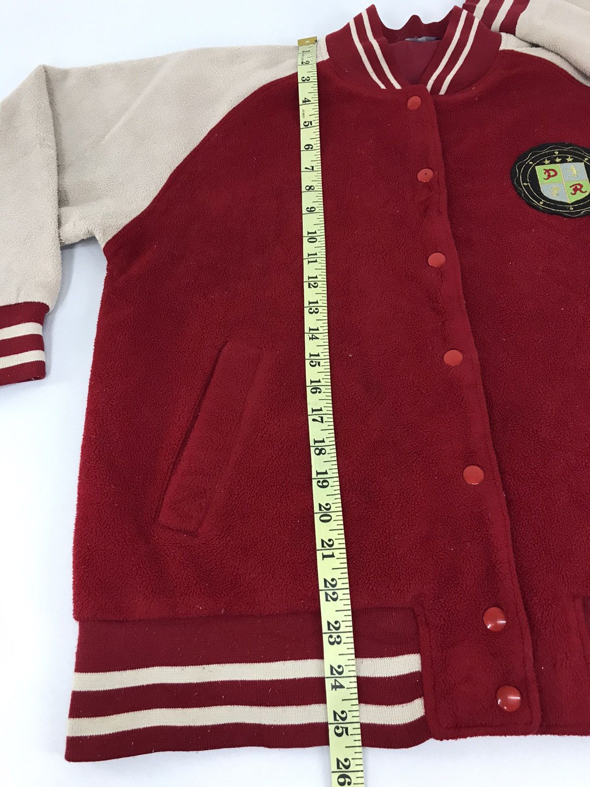 Japanese Brand Vintage Lady Sport Club PR Embroidery Logo Varsity Jacket Size L / US 10 / IT 46 - 9 Thumbnail