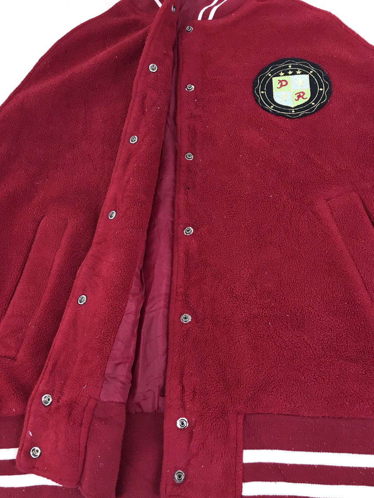 Japanese Brand Vintage Lady Sport Club PR Embroidery Logo Varsity Jacket Size L / US 10 / IT 46 - 3 Thumbnail