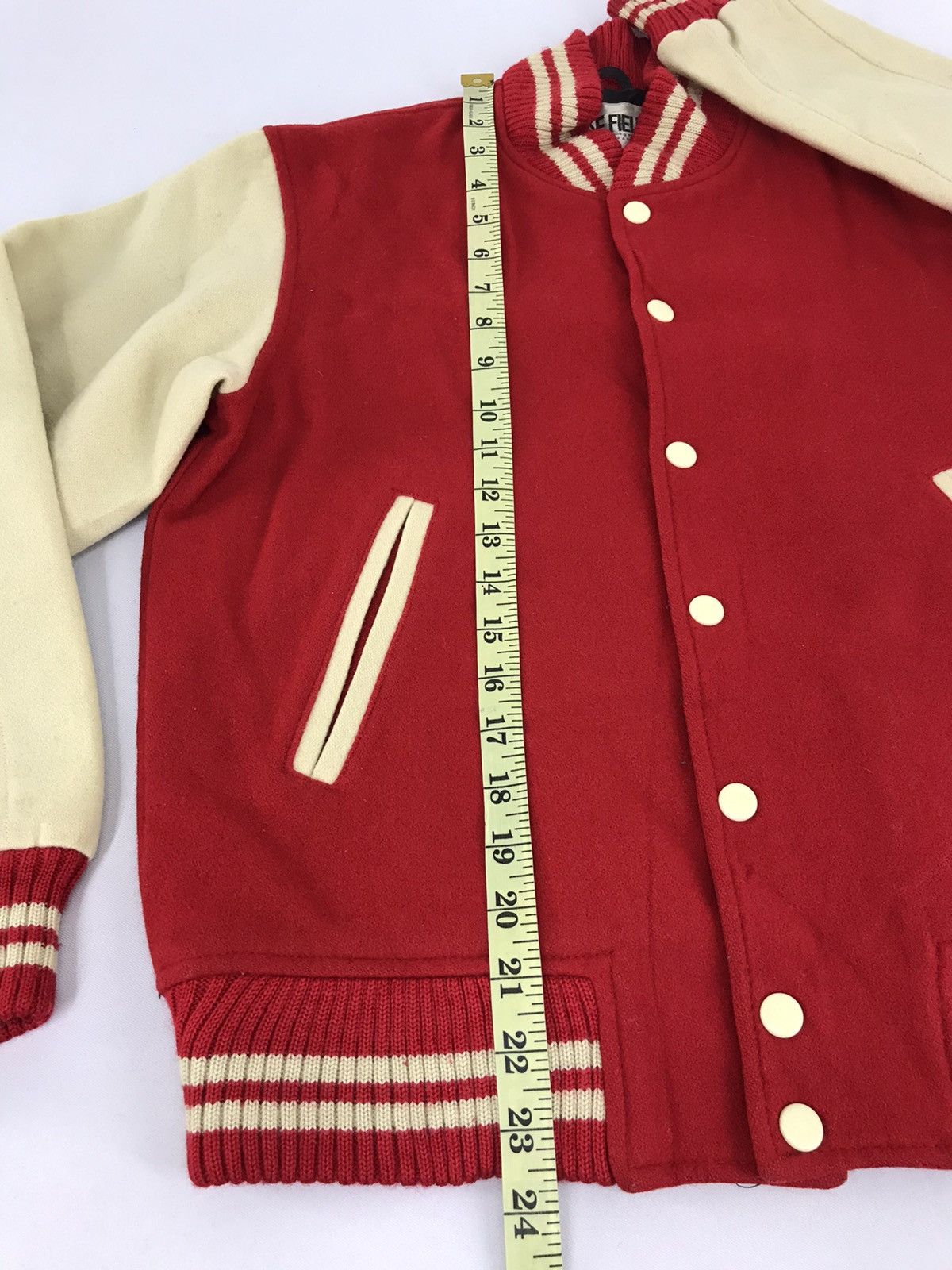 Japanese Brand Vintage Varsity Jacket Wool Student College Bob Dylan Quote Size US S / EU 44-46 / 1 - 10 Thumbnail