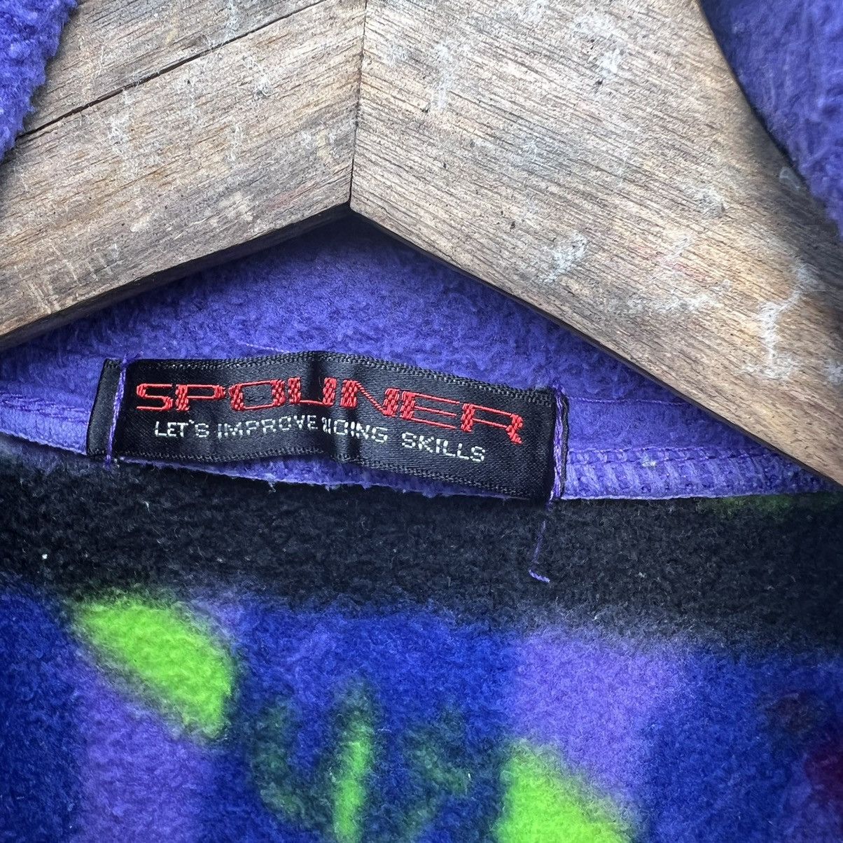 Japanese Brand VINTAGE SPOLINER SING BIG LOGO PRINTED FLEECE JACKET NAVAJO Size US L / EU 52-54 / 3 - 11 Thumbnail