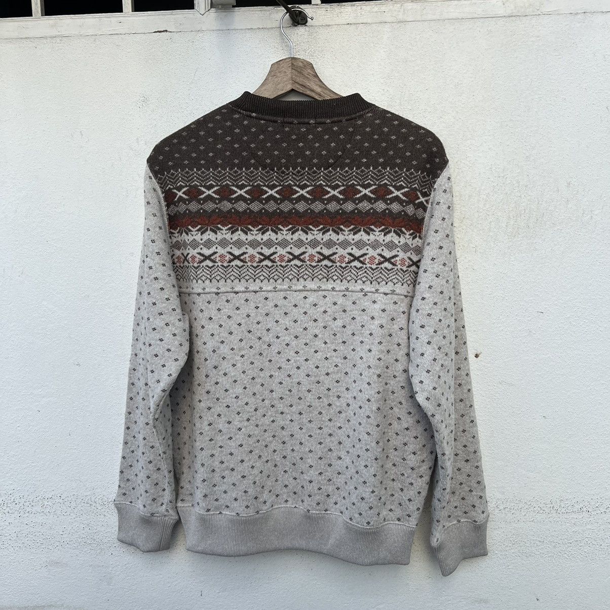 Japanese Brand VINTAGE GRATEFULDAYS SWEATSHIRT PRINTED FLEECE DESIGN NAVAJO Size US L / EU 52-54 / 3 - 6 Thumbnail
