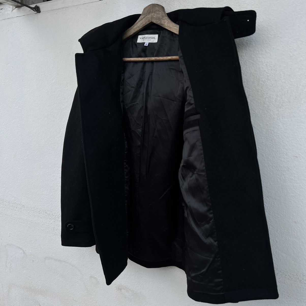 Japanese Brand ULTIMATE BLACK DOUBLE BREAST WOOL JACKET VANQUISH JAPAN Size US S / EU 44-46 / 1 - 12 Thumbnail
