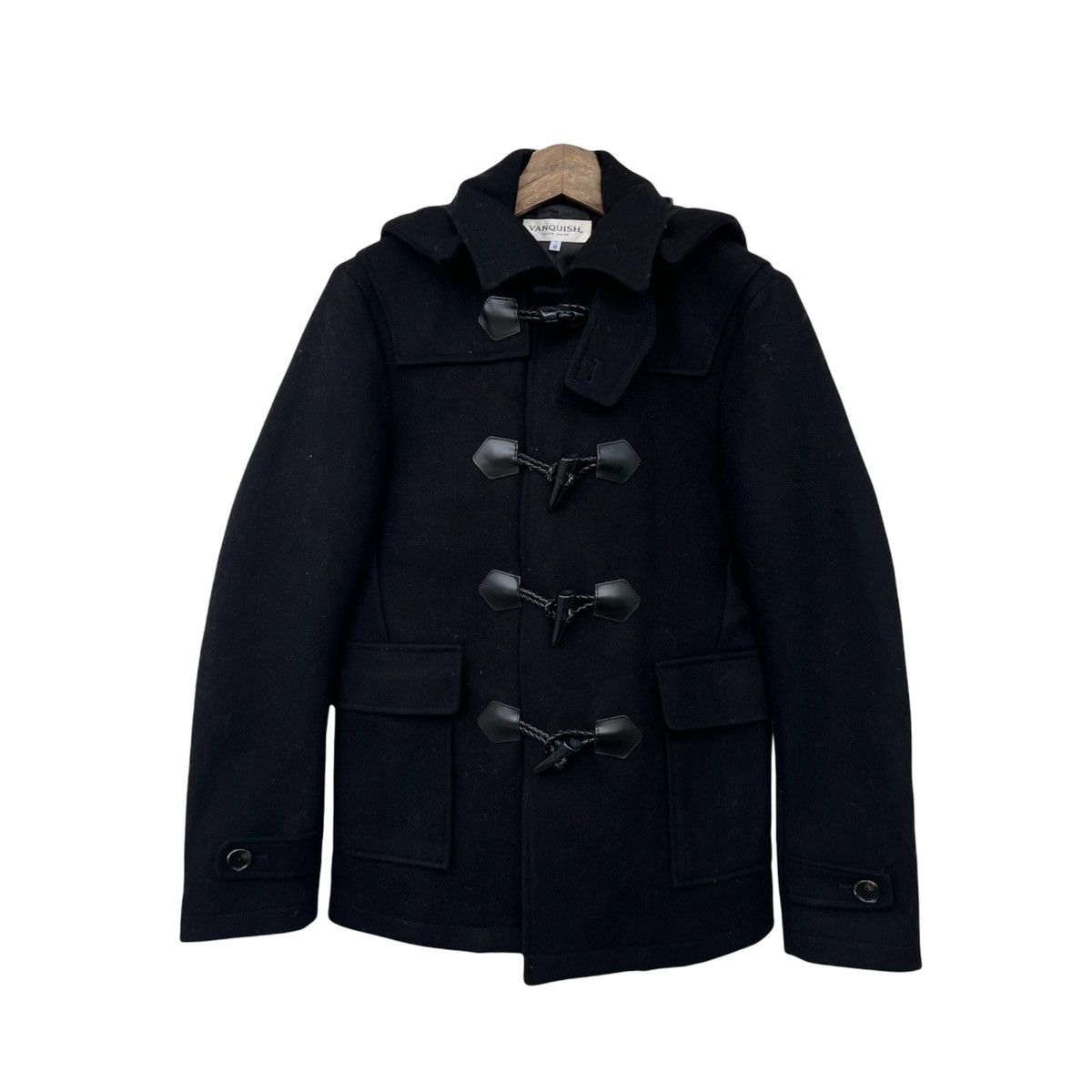 Japanese Brand ULTIMATE BLACK DOUBLE BREAST WOOL JACKET VANQUISH JAPAN Size US S / EU 44-46 / 1 - 1 Thumbnail