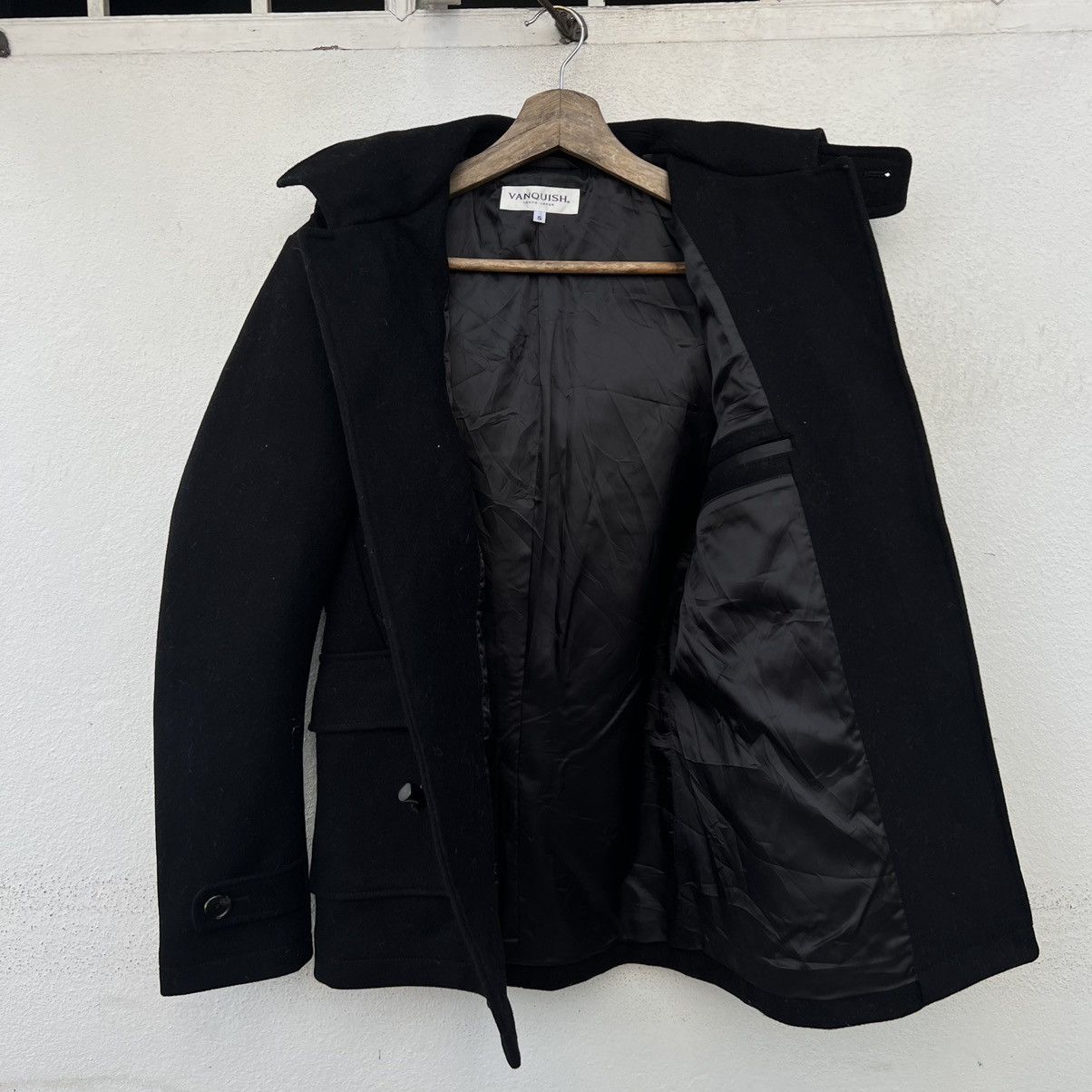 Japanese Brand ULTIMATE BLACK DOUBLE BREAST WOOL JACKET VANQUISH JAPAN Size US S / EU 44-46 / 1 - 11 Thumbnail