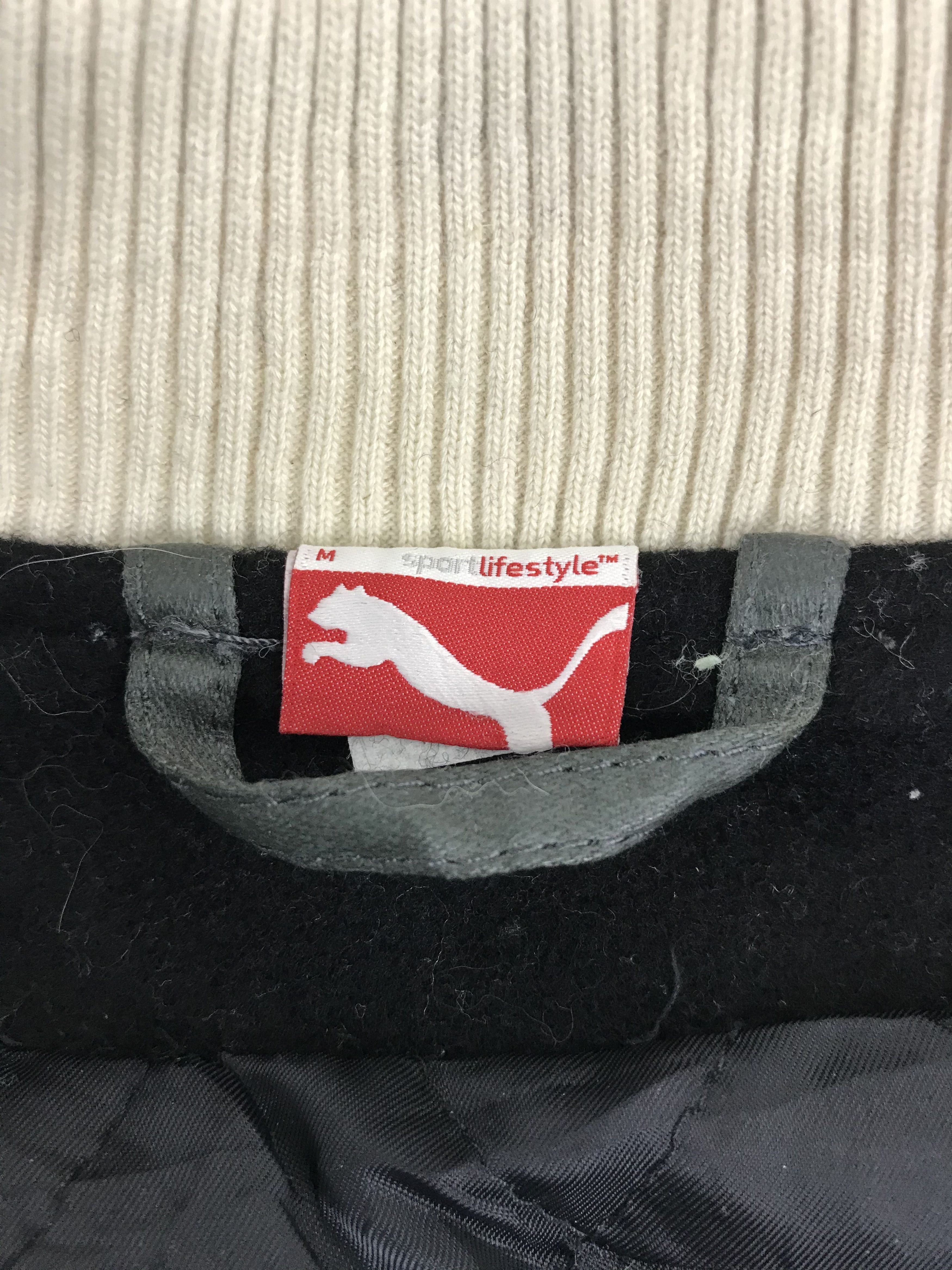Puma Vintage Puma Embroidery Logo Varsity Wool Jacket Size US S / EU 44-46 / 1 - 5 Thumbnail