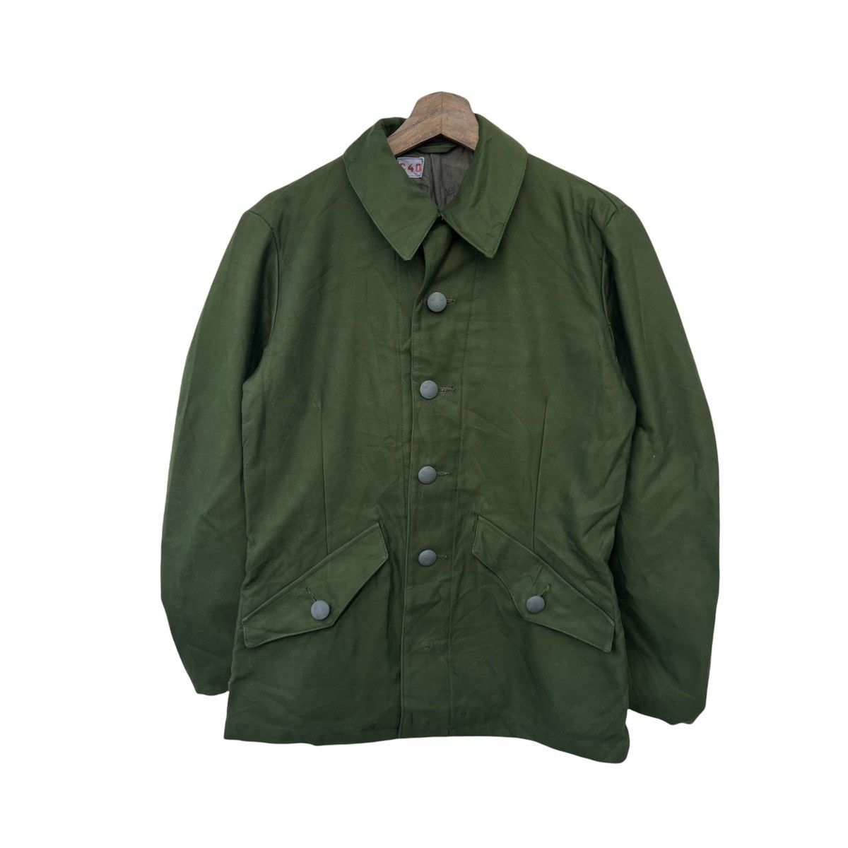 Vintage TRUE VINTAGE 1974 MILITARY ARMY UNIFORM CARGO JACKET C40 Size US M / EU 48-50 / 2 - 1 Thumbnail