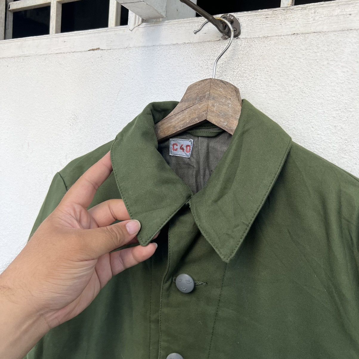 Vintage TRUE VINTAGE 1974 MILITARY ARMY UNIFORM CARGO JACKET C40 Size US M / EU 48-50 / 2 - 5 Thumbnail