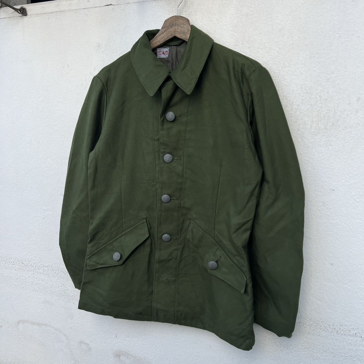 Vintage TRUE VINTAGE 1974 MILITARY ARMY UNIFORM CARGO JACKET C40 Size US M / EU 48-50 / 2 - 2 Thumbnail