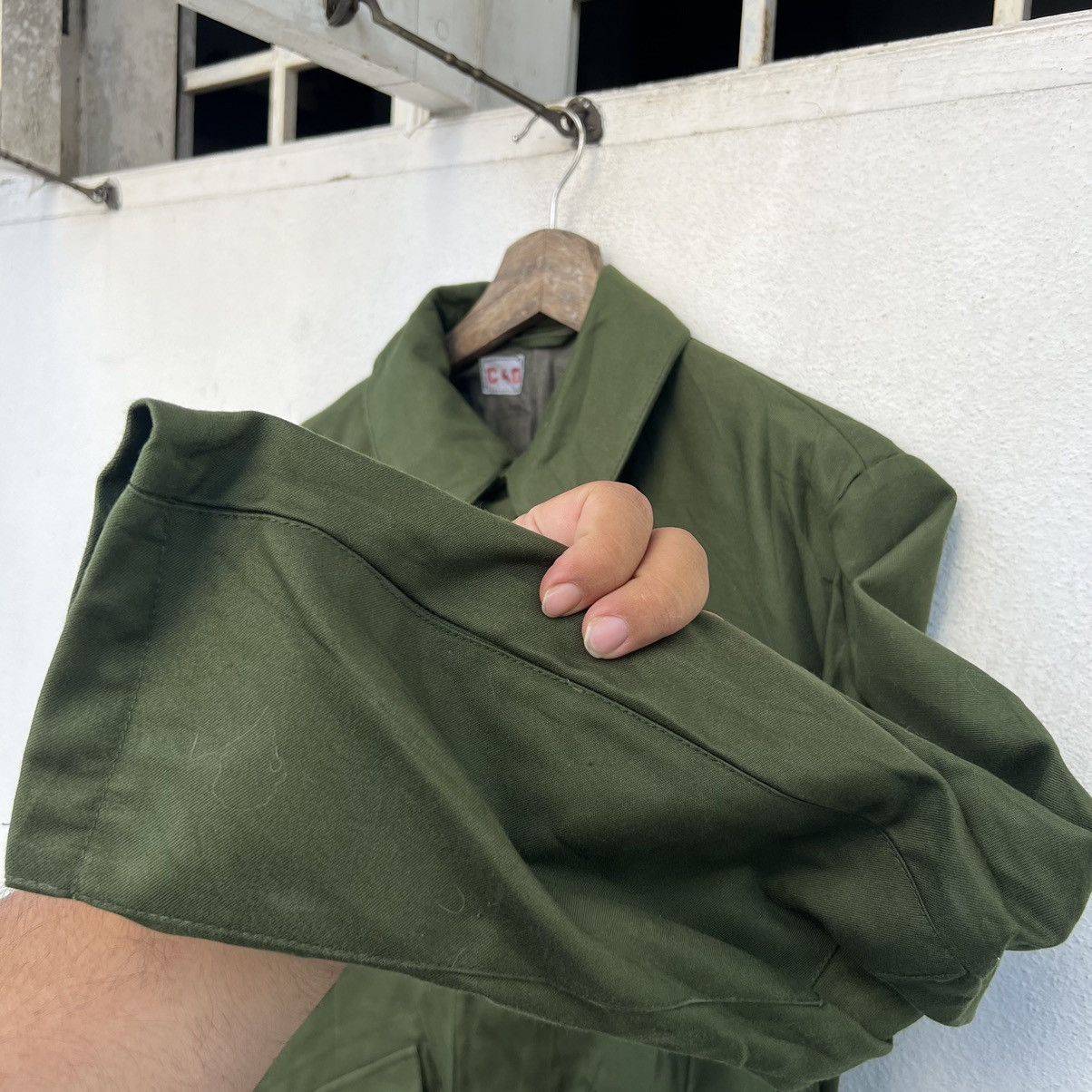 Vintage TRUE VINTAGE 1974 MILITARY ARMY UNIFORM CARGO JACKET C40 Size US M / EU 48-50 / 2 - 6 Thumbnail