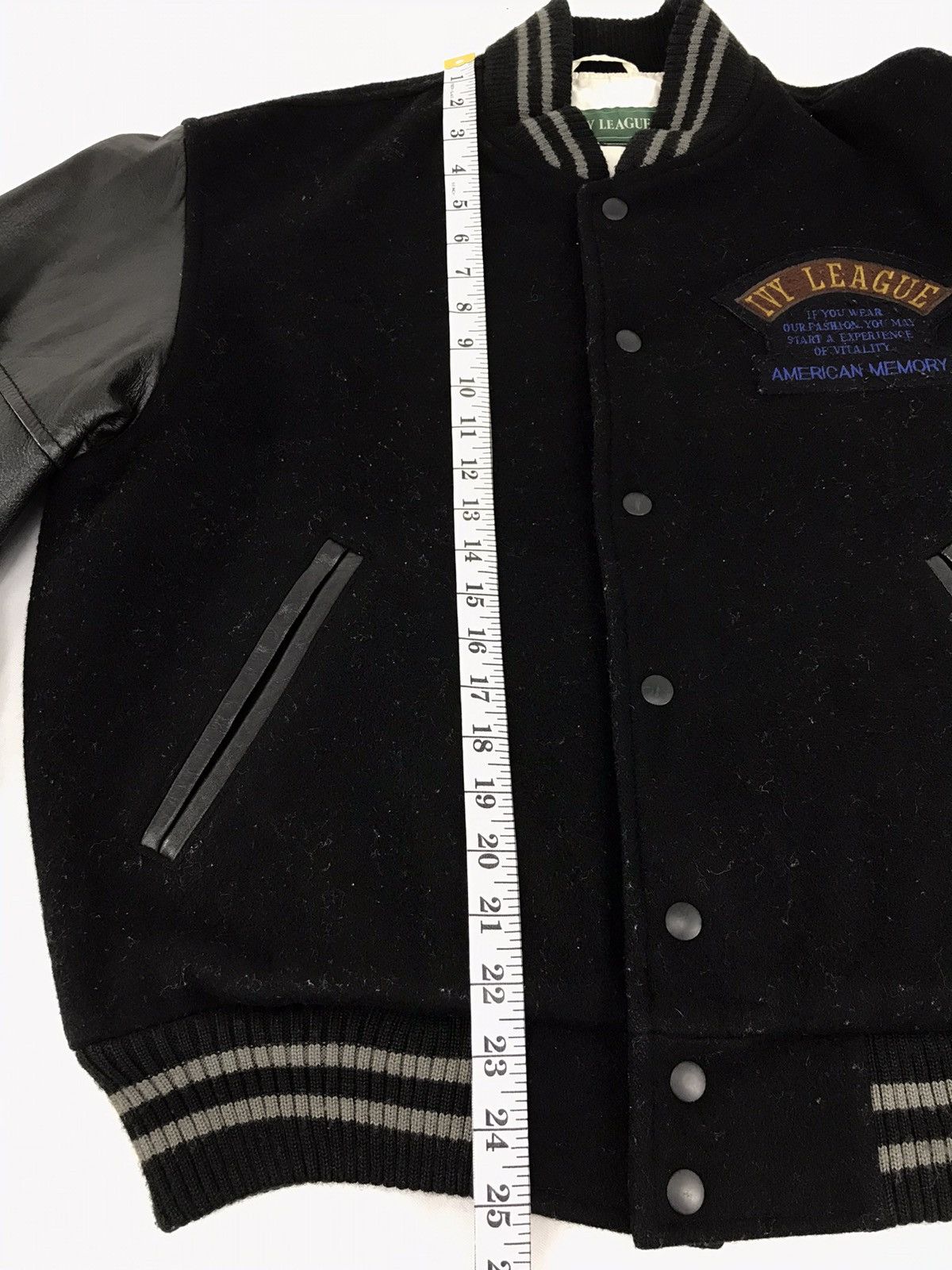 Japanese Brand Ivy League American Memory IVL Varsity Leather Jacket Size US M / EU 48-50 / 2 - 13 Thumbnail