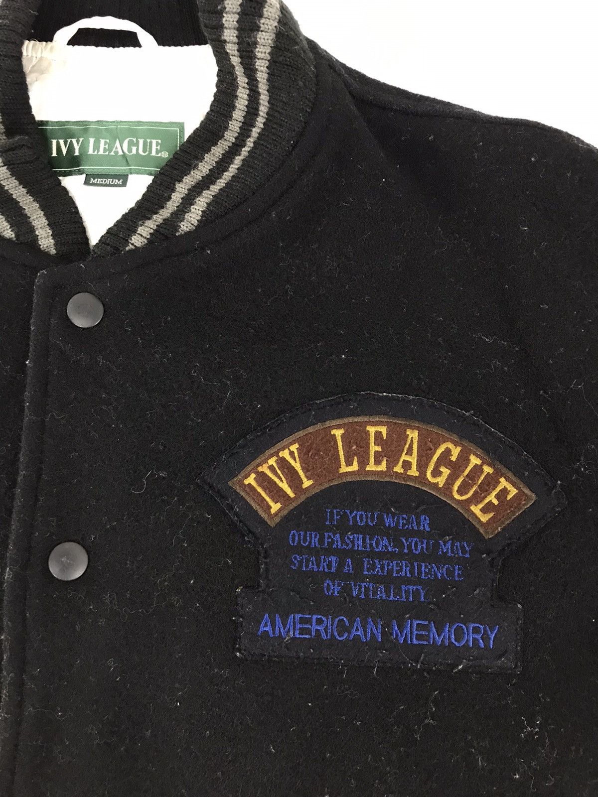 Japanese Brand Ivy League American Memory IVL Varsity Leather Jacket Size US M / EU 48-50 / 2 - 4 Thumbnail