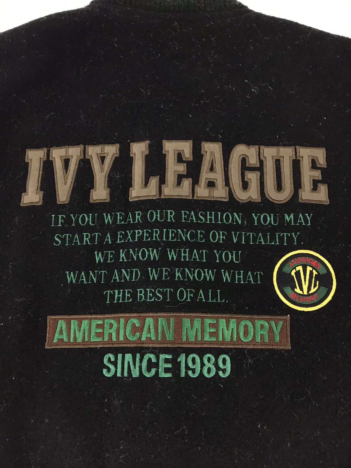Japanese Brand Ivy League American Memory IVL Varsity Leather Jacket Size US M / EU 48-50 / 2 - 5 Thumbnail