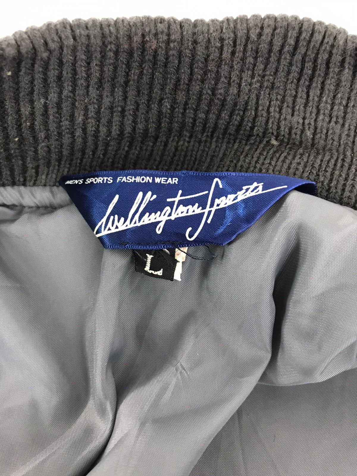 Japanese Brand Vintage Wellington Sport WS Varsity Jacket Embroidery Logo Size US L / EU 52-54 / 3 - 6 Thumbnail