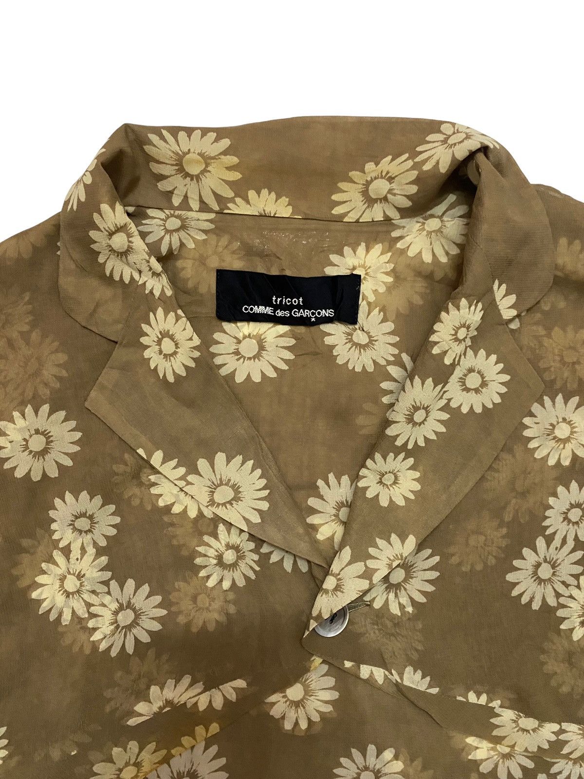 Comme des Garcons Comme Des Garcons 1989 Floral Crop Top Size M / US 6-8 / IT 42-44 - 4 Thumbnail