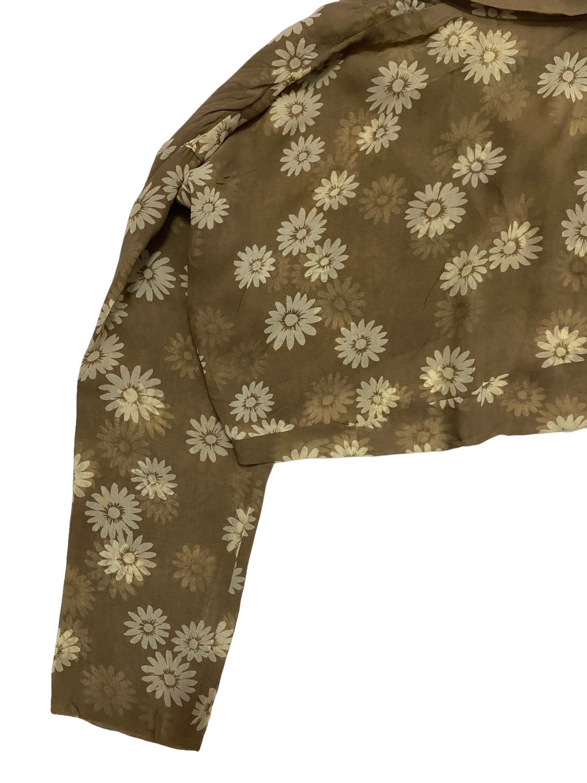 Comme des Garcons Comme Des Garcons 1989 Floral Crop Top Size M / US 6-8 / IT 42-44 - 10 Thumbnail