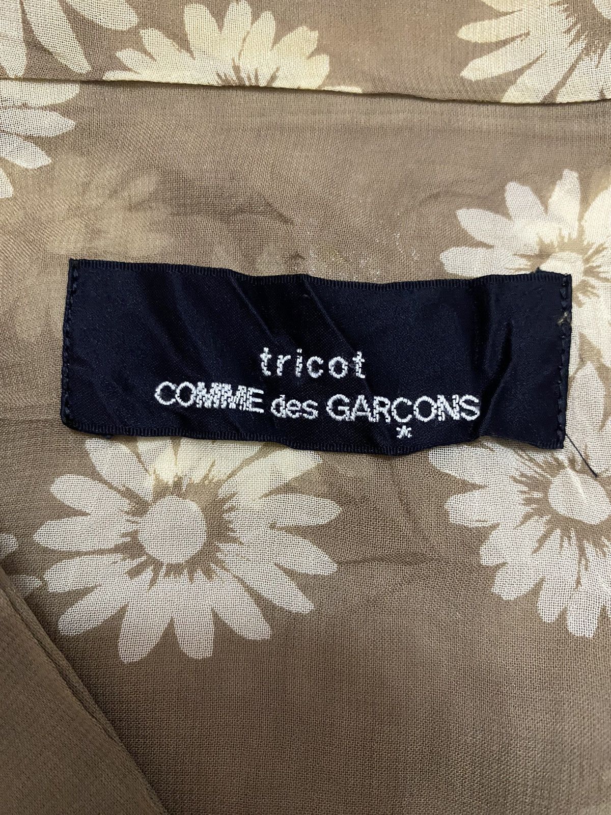 Comme des Garcons Comme Des Garcons 1989 Floral Crop Top Size M / US 6-8 / IT 42-44 - 6 Thumbnail