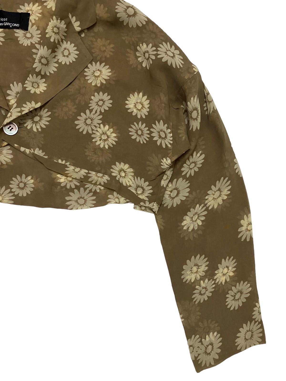 Comme des Garcons Comme Des Garcons 1989 Floral Crop Top Size M / US 6-8 / IT 42-44 - 3 Thumbnail