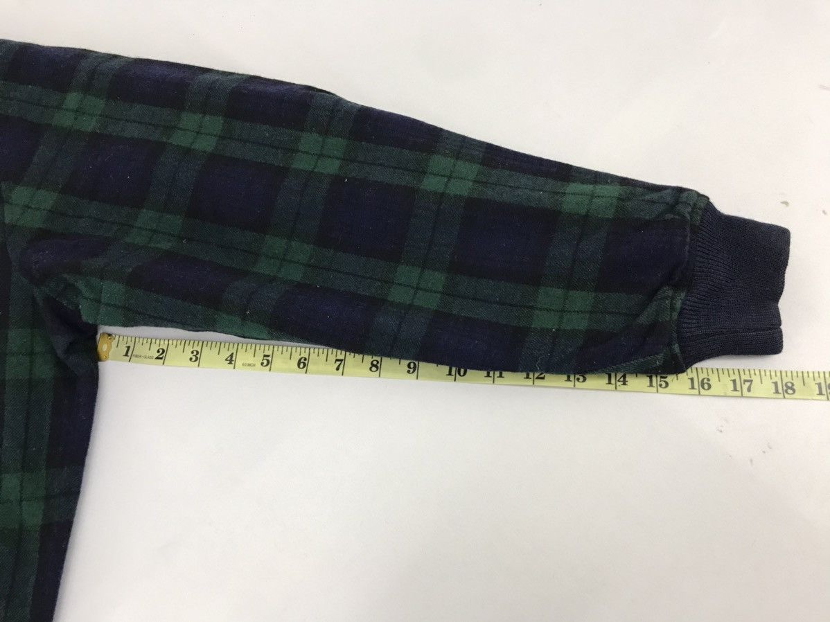 Japanese Brand Vintage Tartan Plaid Checked Wool Varsity Jacket Size US M / EU 48-50 / 2 - 10 Thumbnail