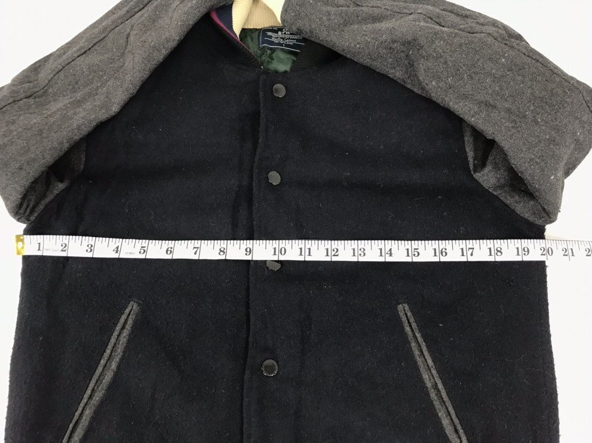 GRN Grn Standard Earth Varsity Jacket Wool Quilted Inner Size US S / EU 44-46 / 1 - 8 Thumbnail