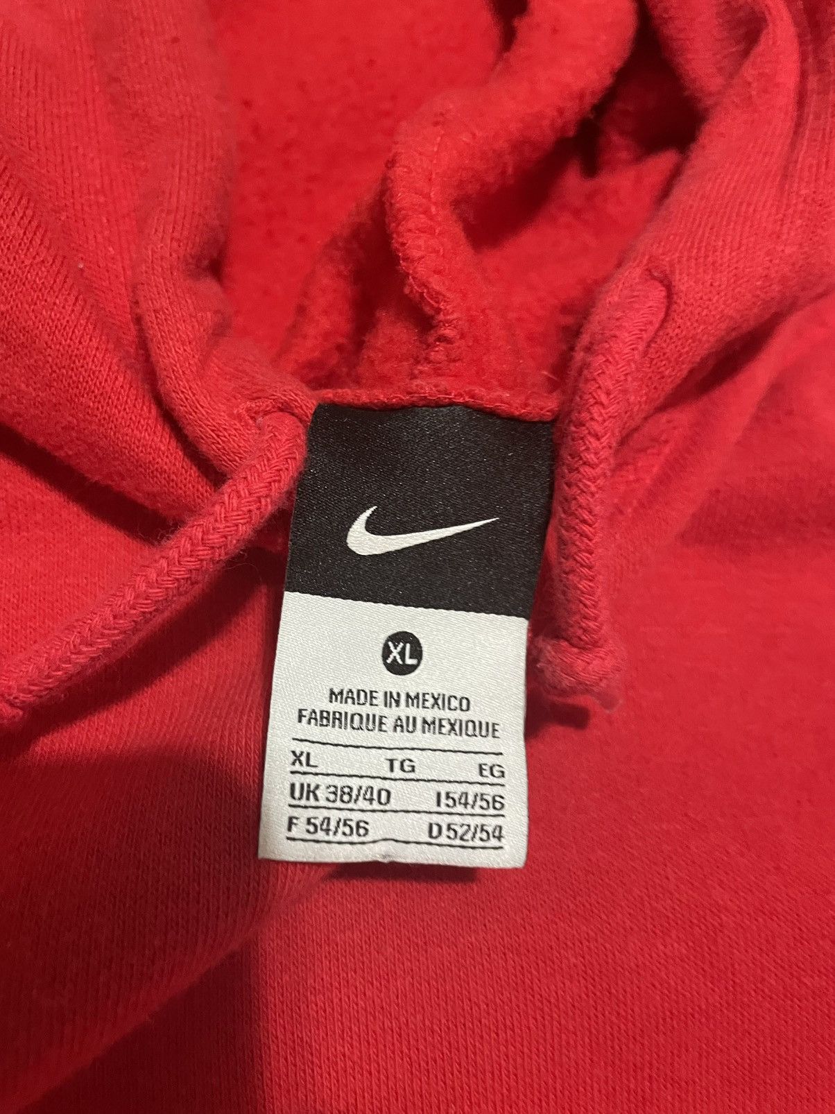 Nike × Vintage Y2K Nike Center Swoosh Nike Hoodie Size US XL / EU 56 / 4 - 3 Thumbnail