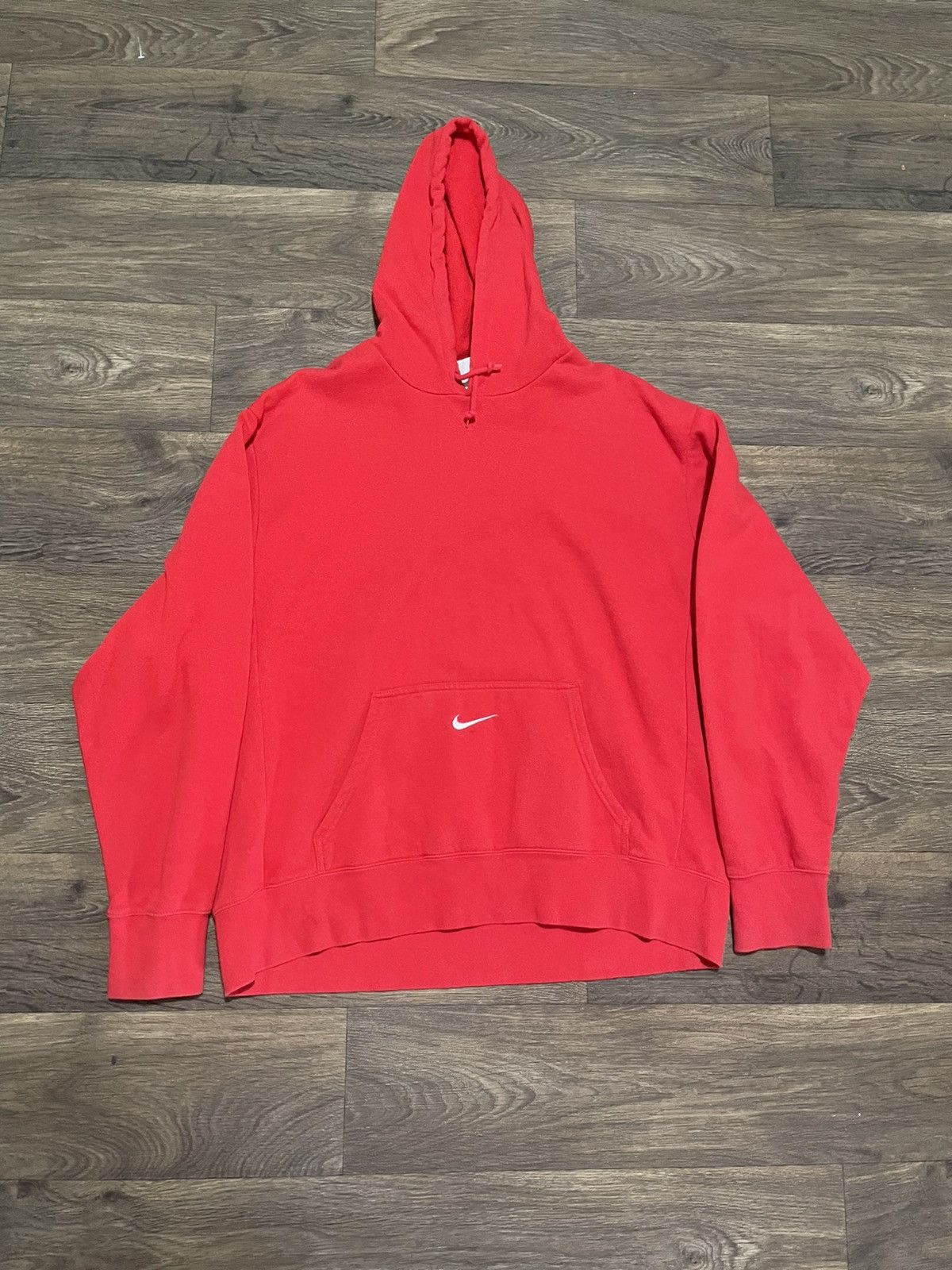 Nike × Vintage Y2K Nike Center Swoosh Nike Hoodie Size US XL / EU 56 / 4 - 1 Thumbnail