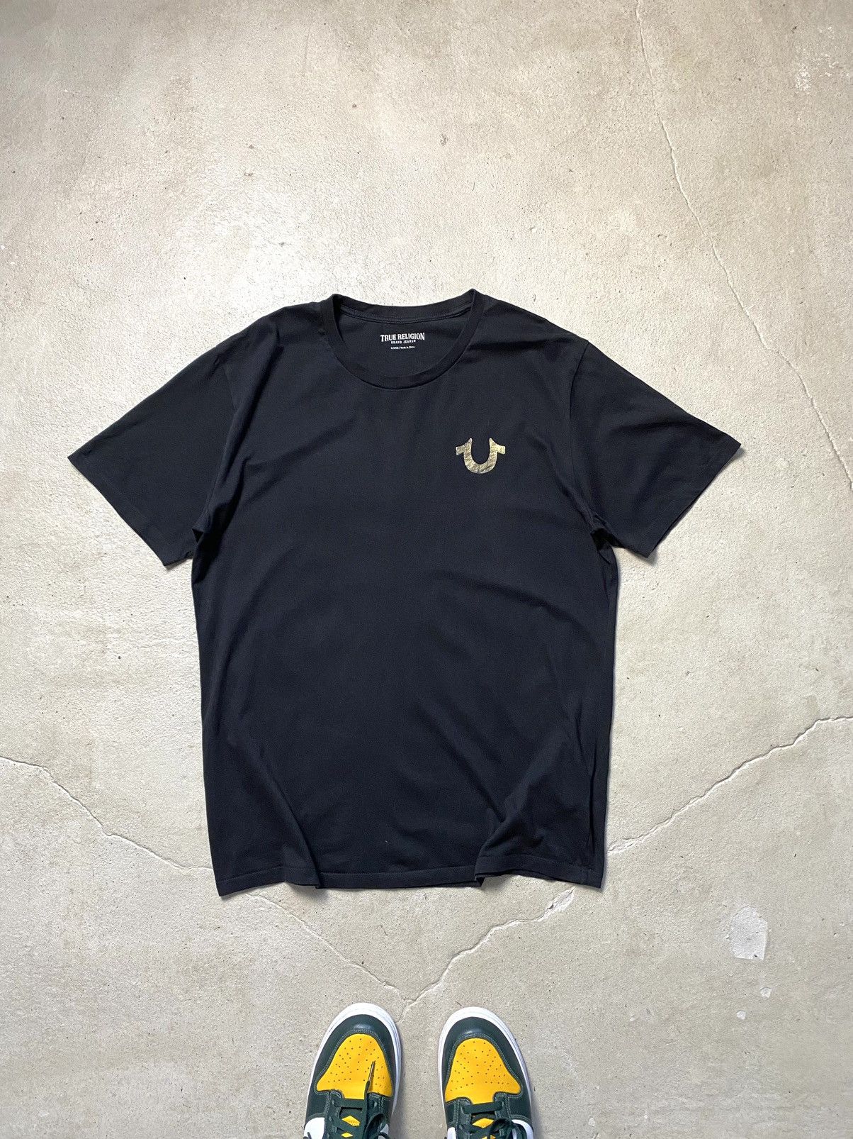 Japanese Brand Vintage True Religion Big Print T Shirt Hype Y2K Size US XL / EU 56 / 4 - 2 Thumbnail