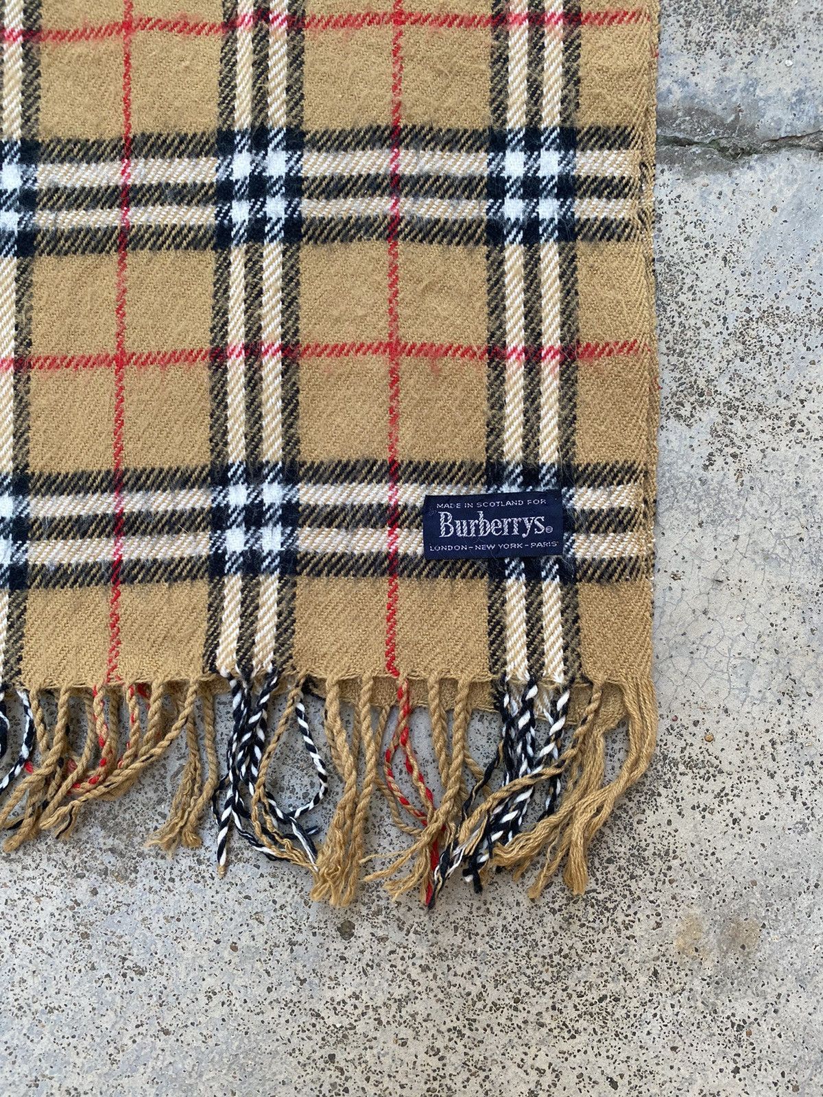 Burberry Vintage Burberrys Muffler Novacheck Size ONE SIZE - 4 Thumbnail