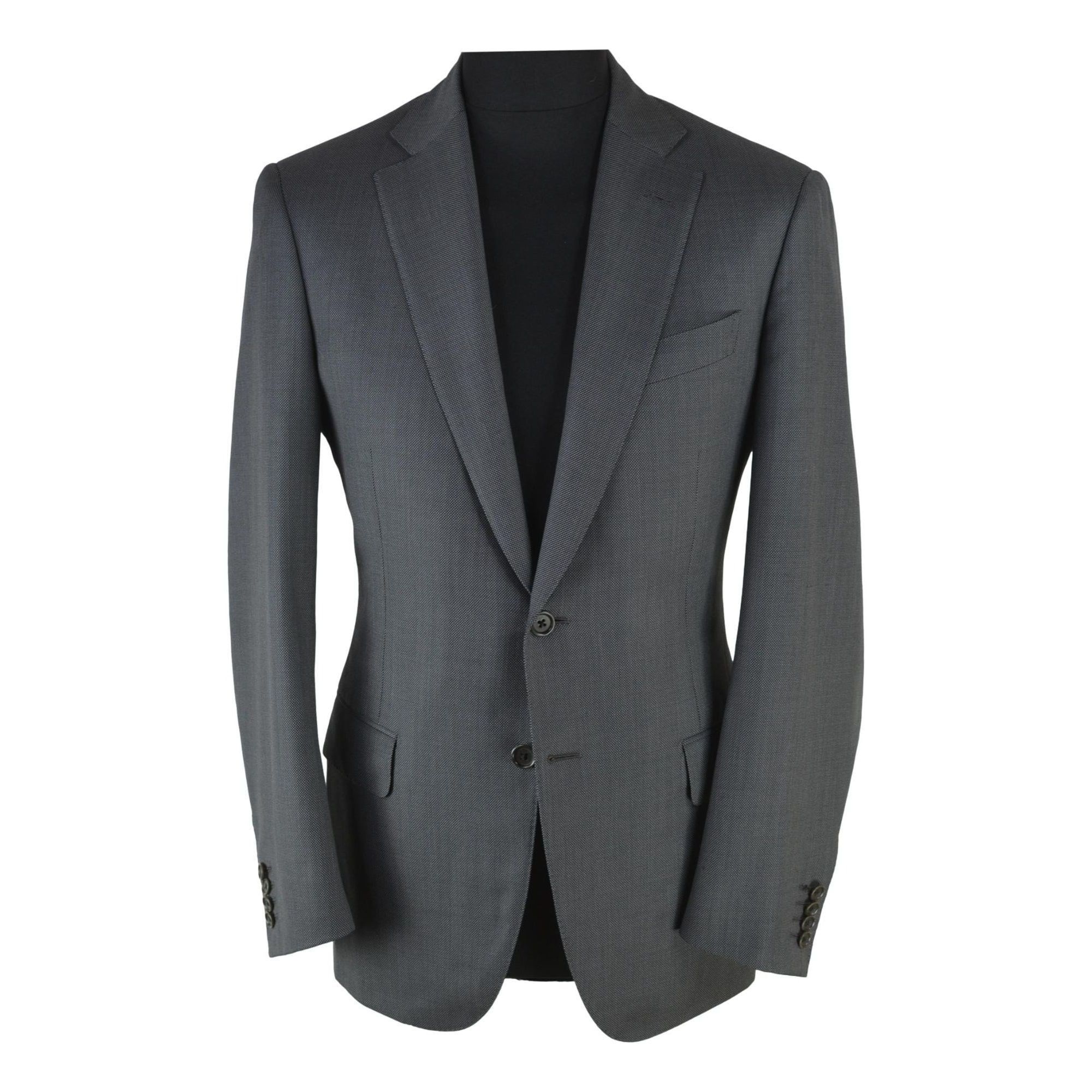 Sartoria Ader Grey Birdseye Men's Blazer size 38R Working Cu