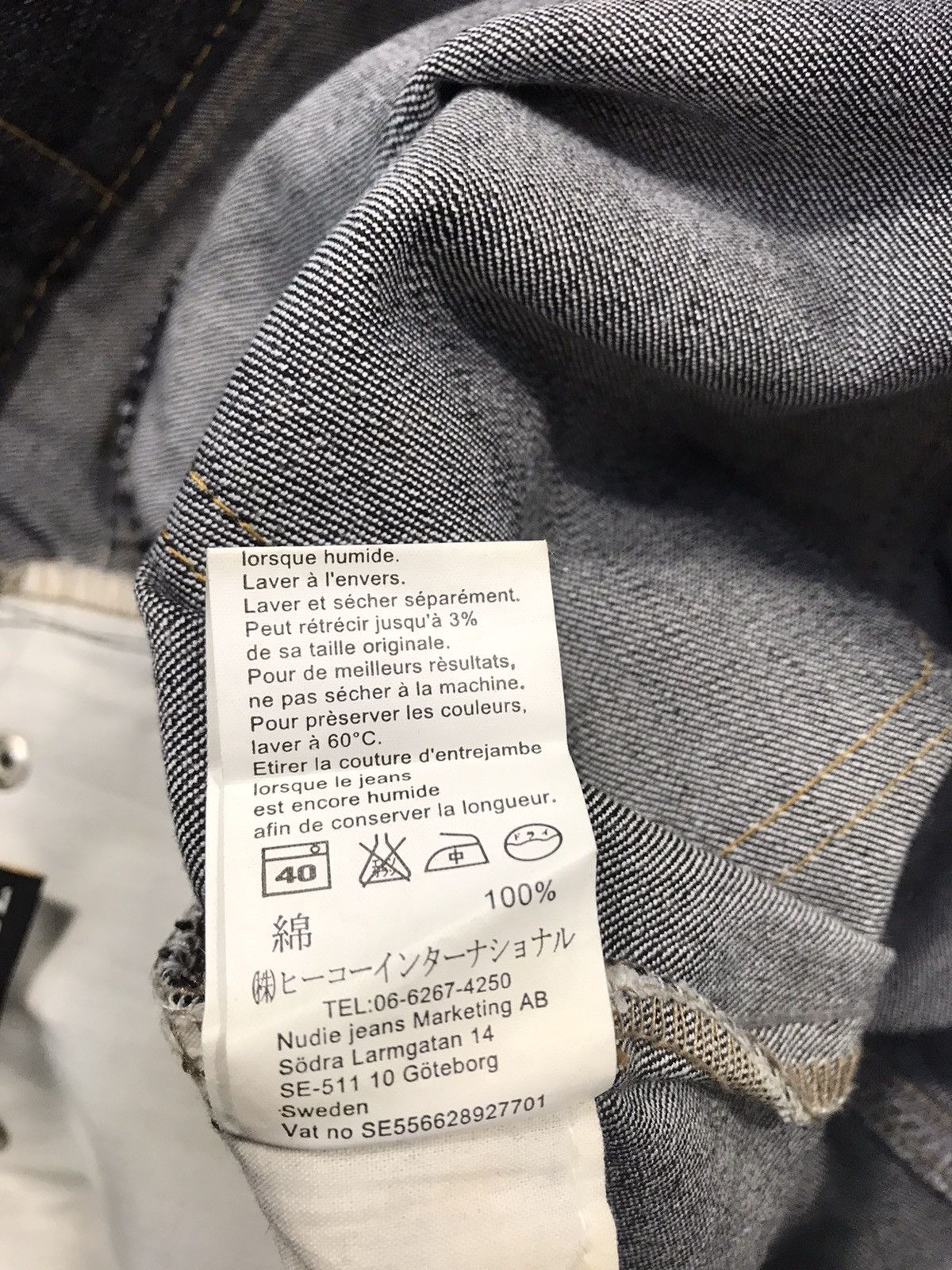 Nudie Jeans Nudie Co Product Lean Dean Dry Straight Cut Unisex Size US 30 / EU 46 - 15 Thumbnail