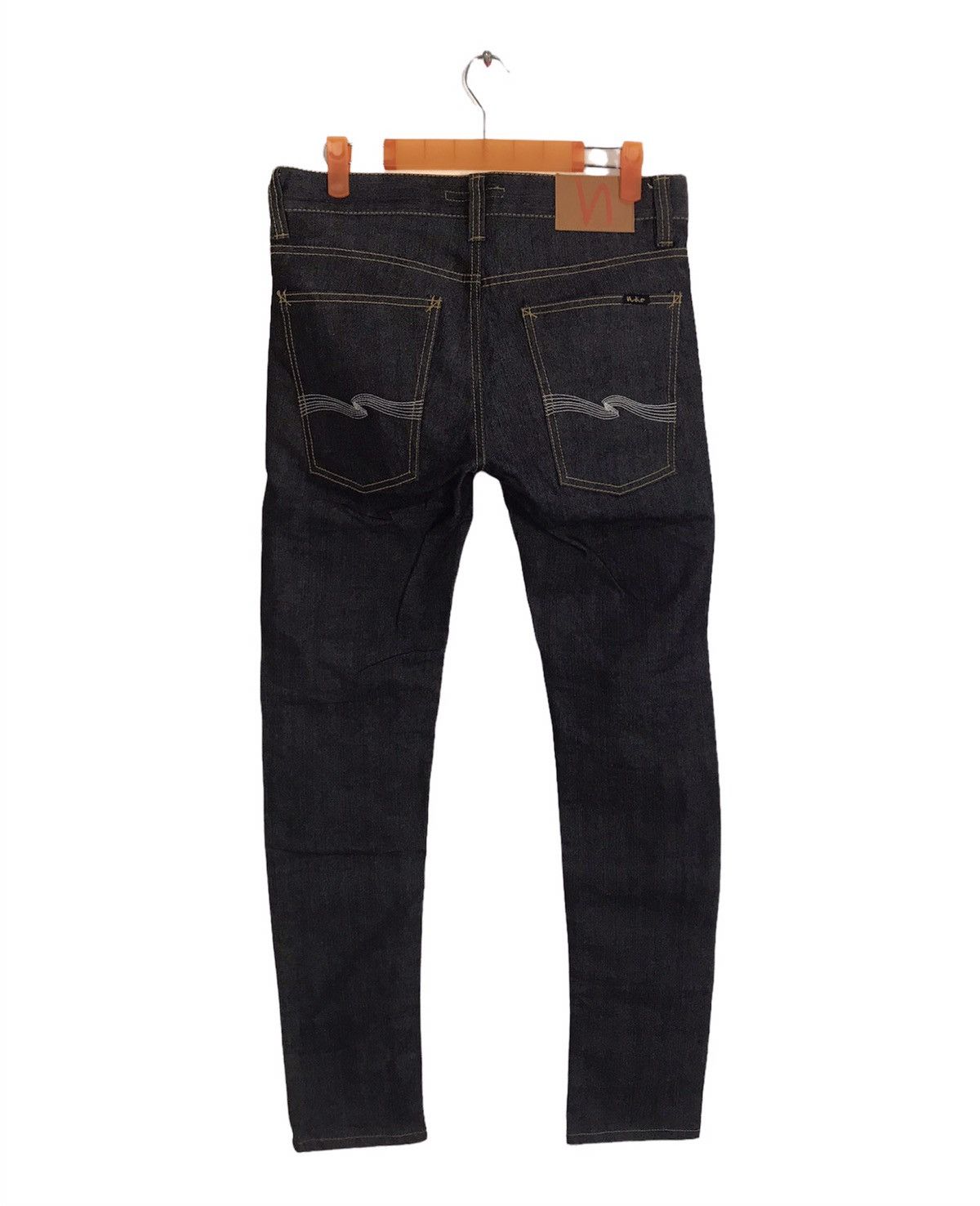 image of Nudie Jeans Nudie Co Product Lean Dean Dry Straight Cut Unisex in Dark Indigo, Men's (Size 30)