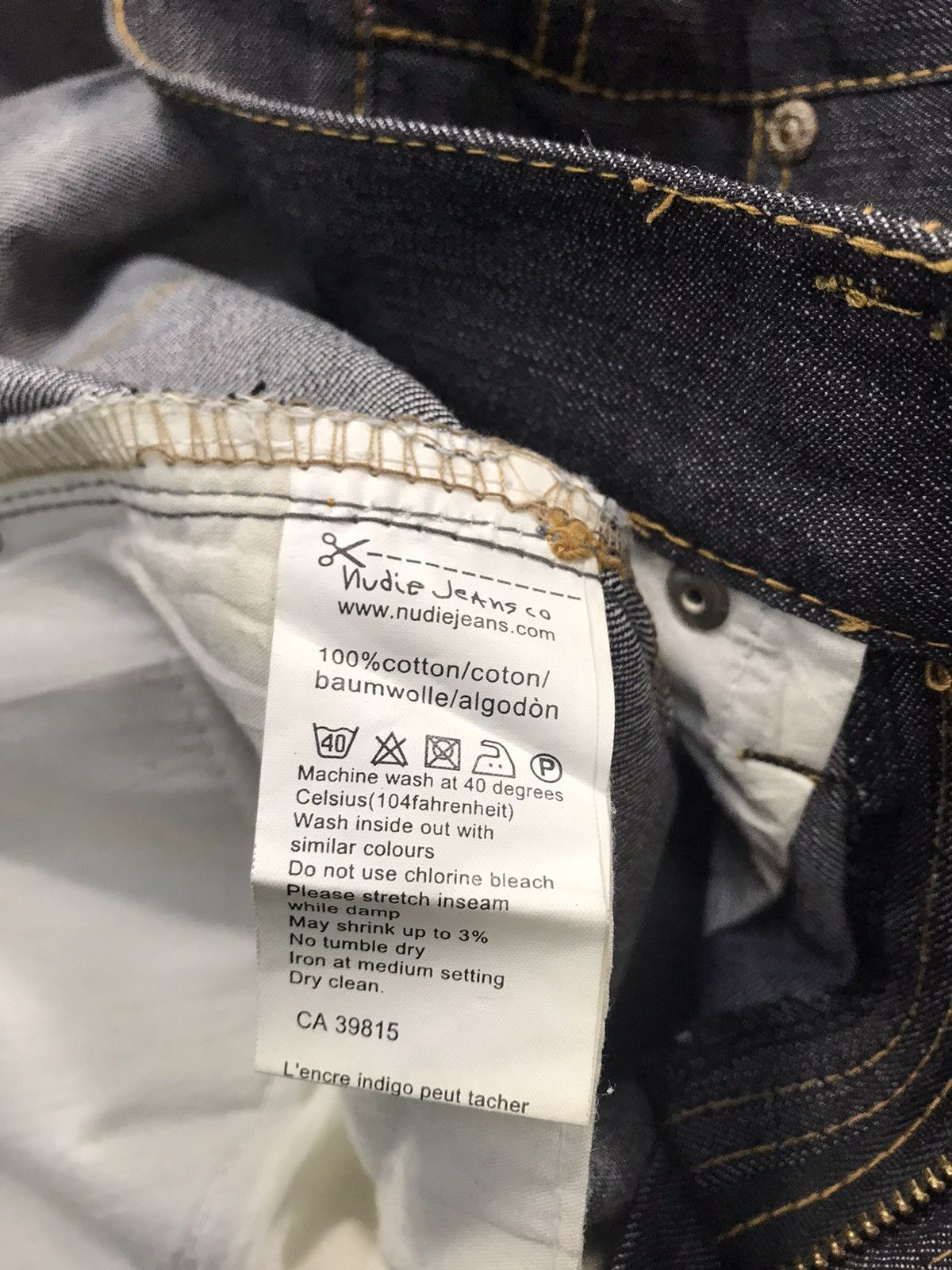 Nudie Jeans Nudie Co Product Lean Dean Dry Straight Cut Unisex Size US 30 / EU 46 - 14 Thumbnail
