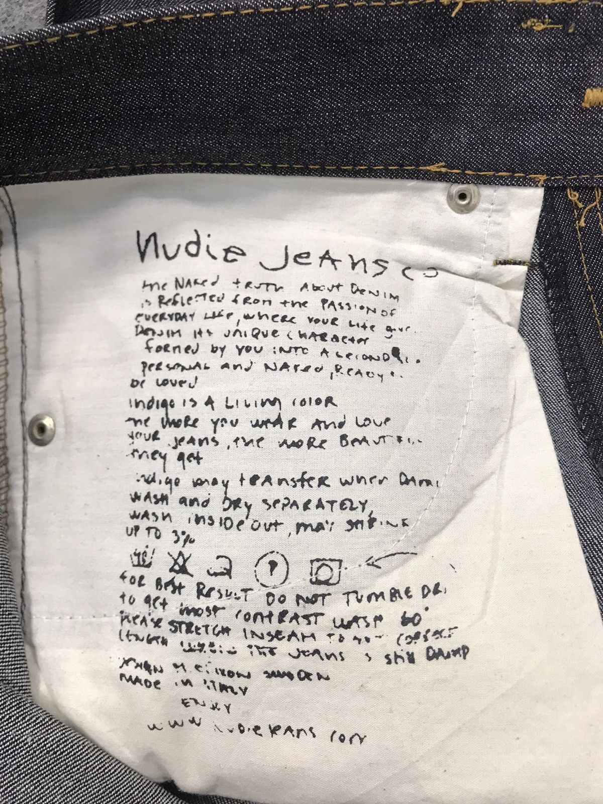 Nudie Jeans Nudie Co Product Lean Dean Dry Straight Cut Unisex Size US 30 / EU 46 - 12 Thumbnail