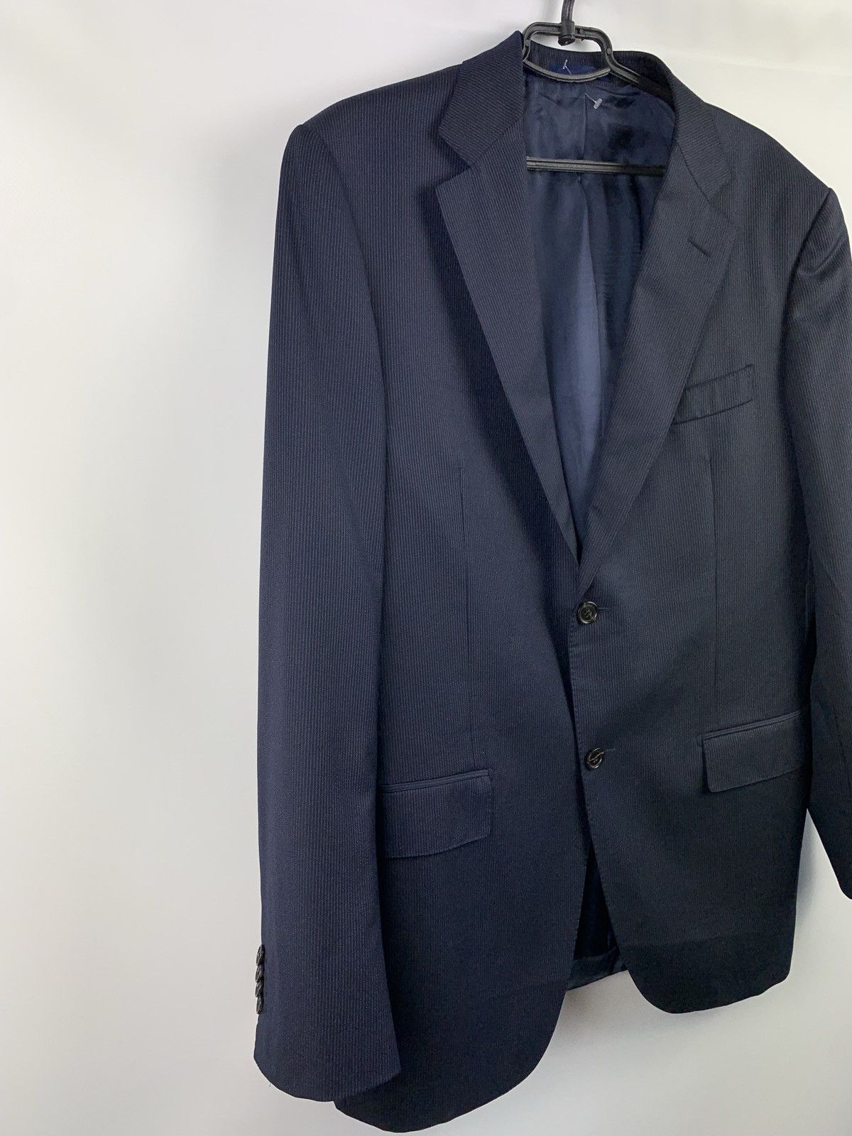 Designer × Suitsupply Suitsupply Pure Wool men’s striped blazer jacket sport coat Size 40R - 2 Thumbnail