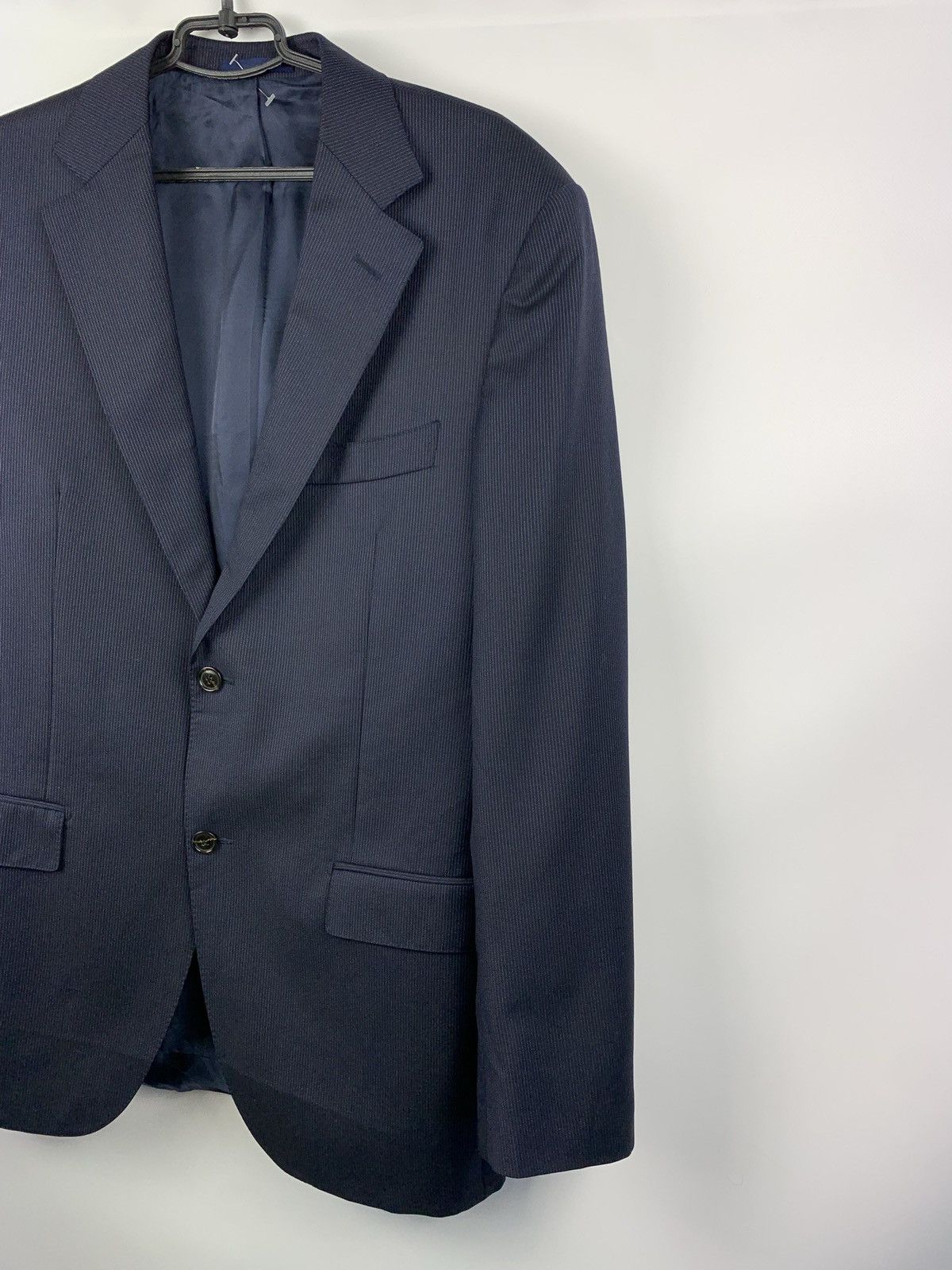 Designer × Suitsupply Suitsupply Pure Wool men’s striped blazer jacket sport coat Size 40R - 3 Thumbnail