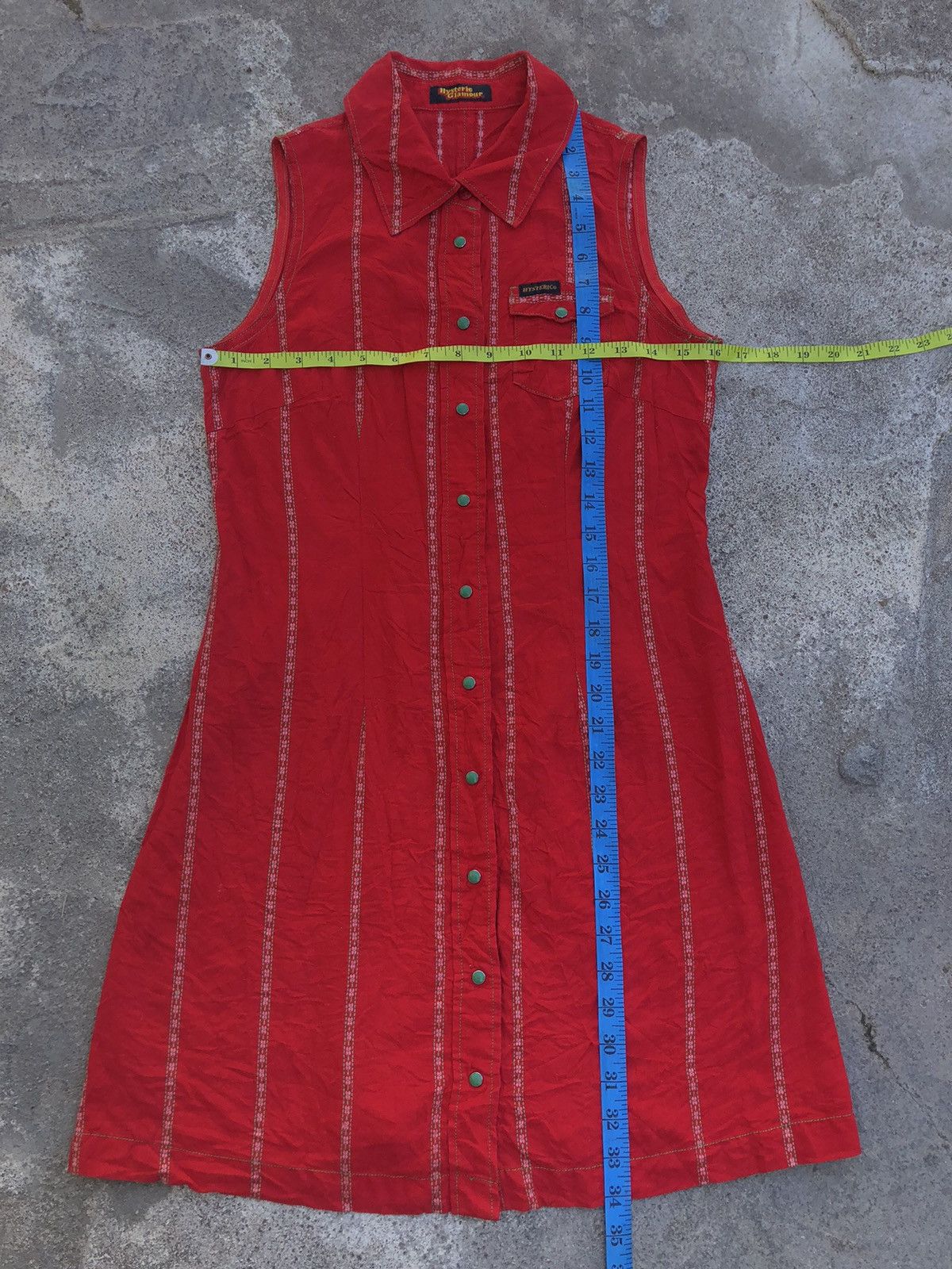 Hysteric Glamour × Issey Miyake × Japanese Brand Hysteric Glamour Dress Sleeveless Button Size M / US 6-8 / IT 42-44 - 4 Thumbnail