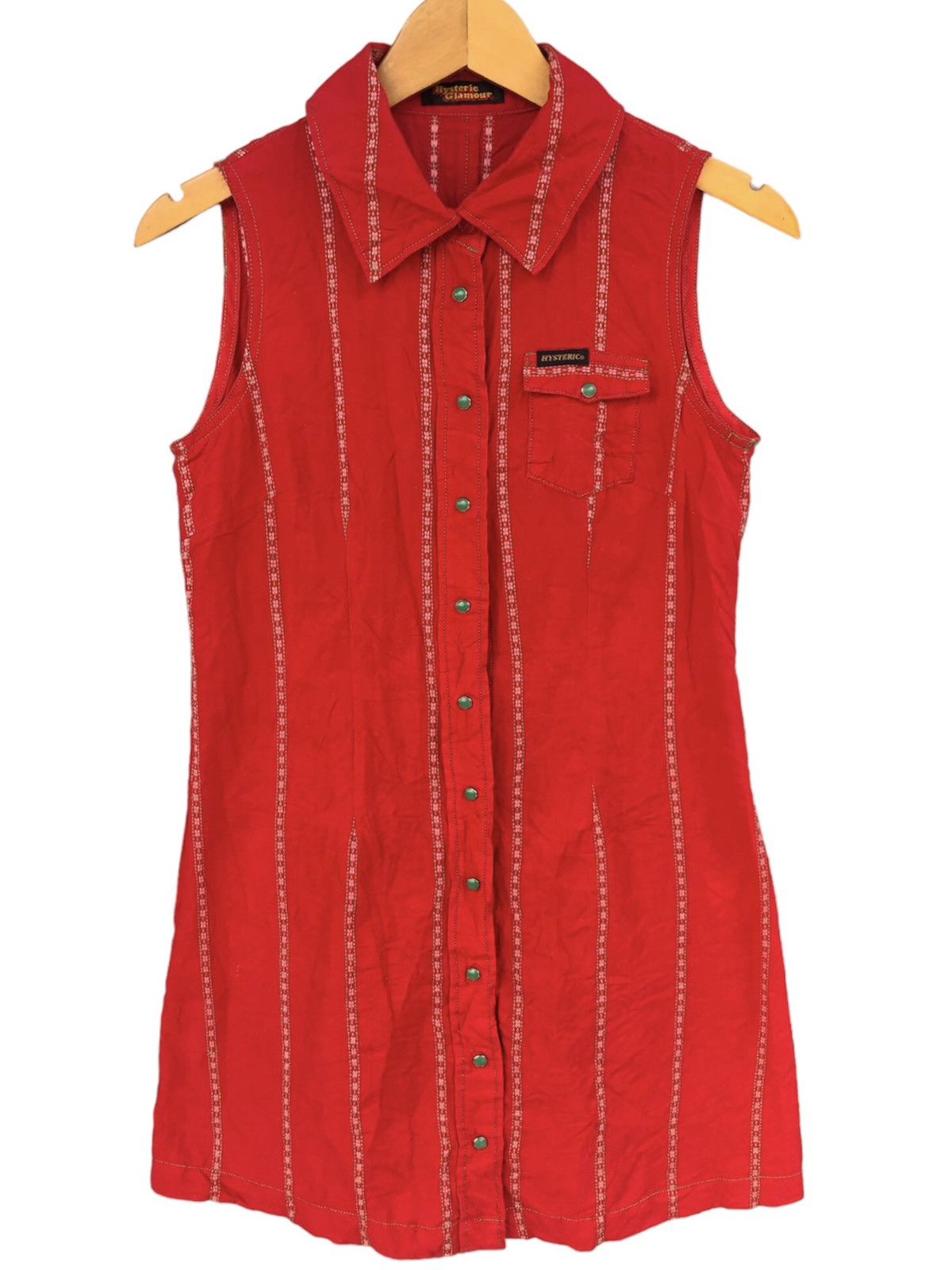 Hysteric Glamour × Issey Miyake × Japanese Brand Hysteric Glamour Dress Sleeveless Button Size M / US 6-8 / IT 42-44 - 1 Thumbnail