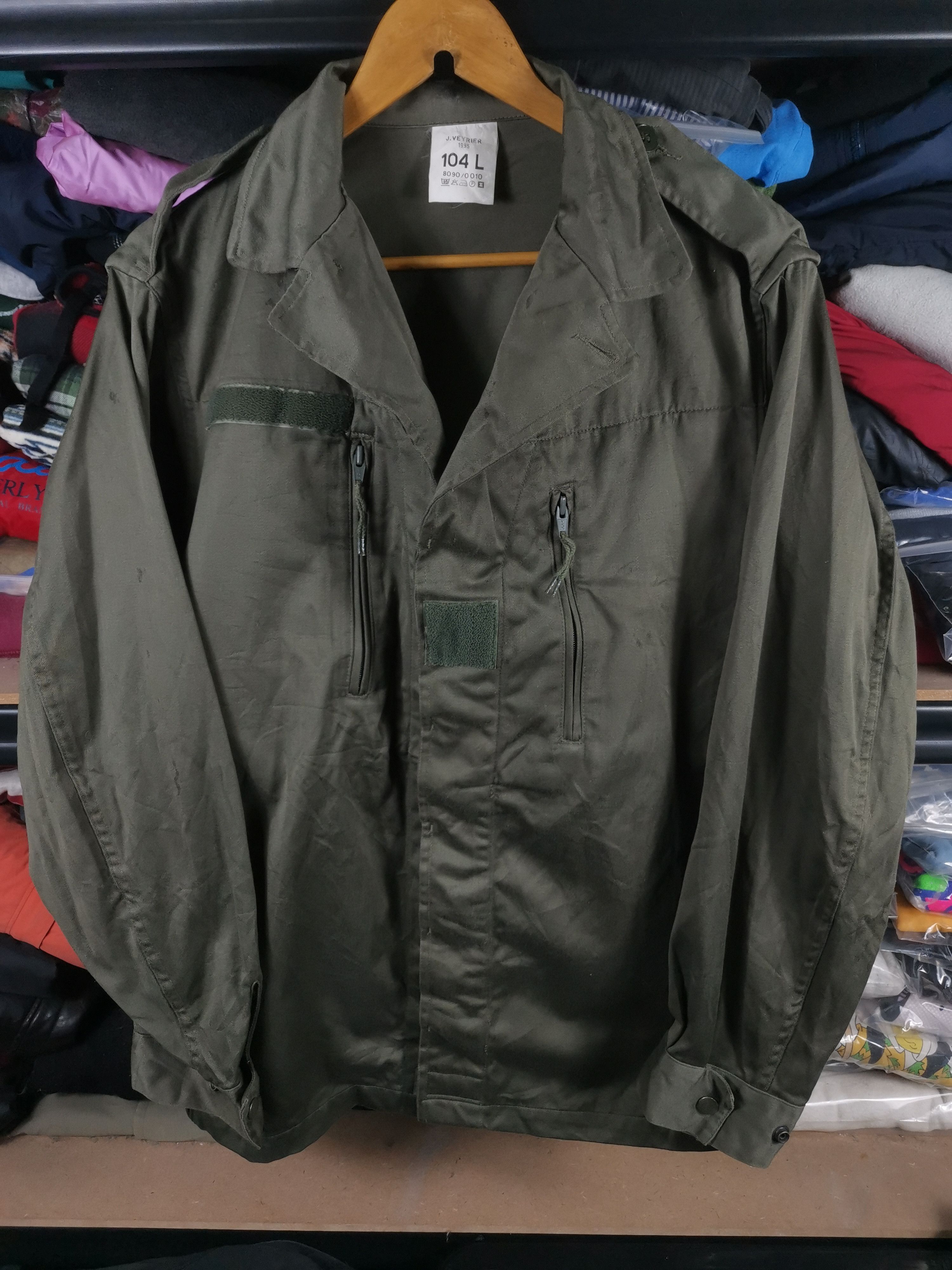 Vintage Vintage 90s French Military OG Jacket Size US L / EU 52-54 / 3 - 1 Thumbnail