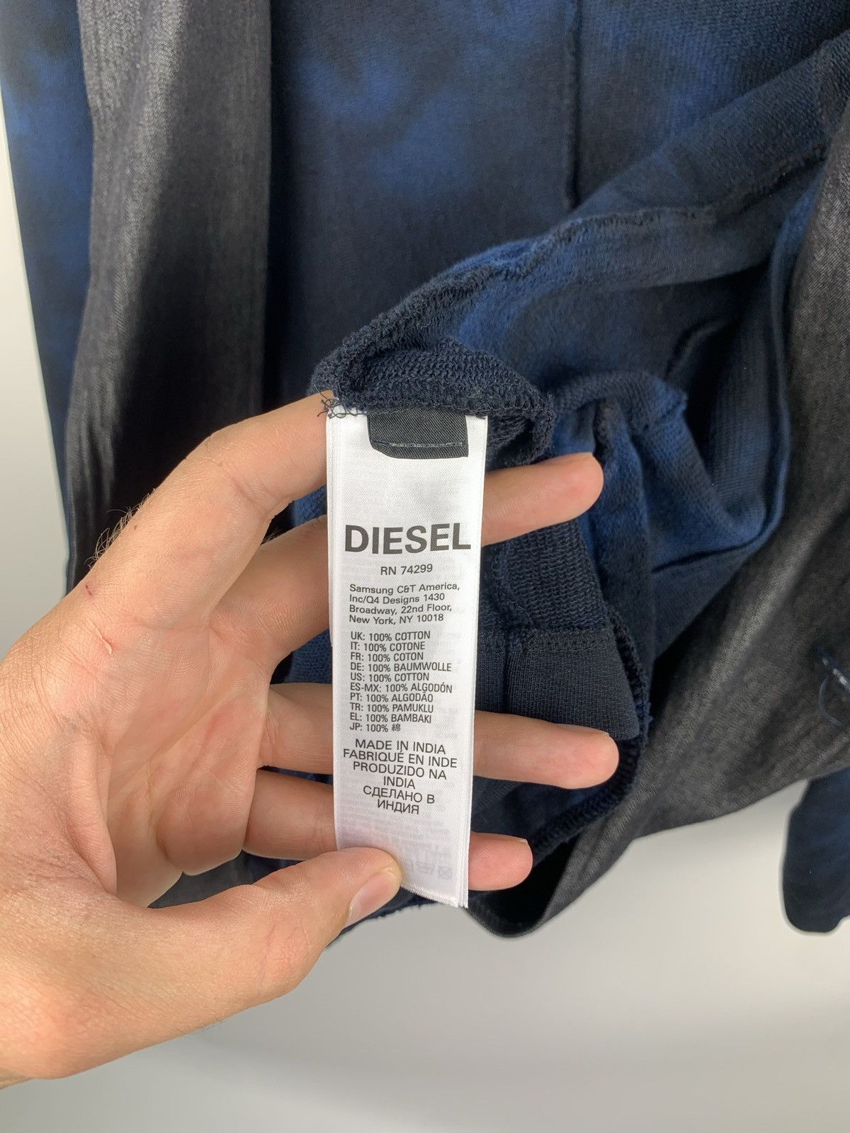 Diesel Diesel women’s blazer jacket size 14 blue / black Size L / US 10 / IT 46 - 8 Thumbnail