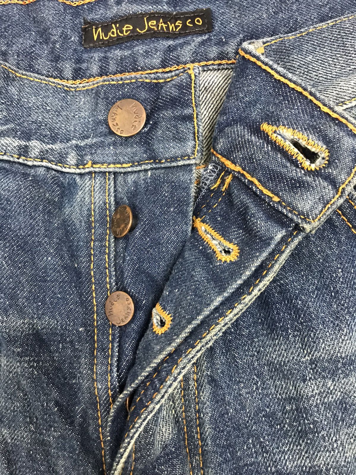 Nudie Jeans Vintage Nudie Jeans Made In Italy Buttonfly Organic Size US 32 / EU 48 - 9 Thumbnail
