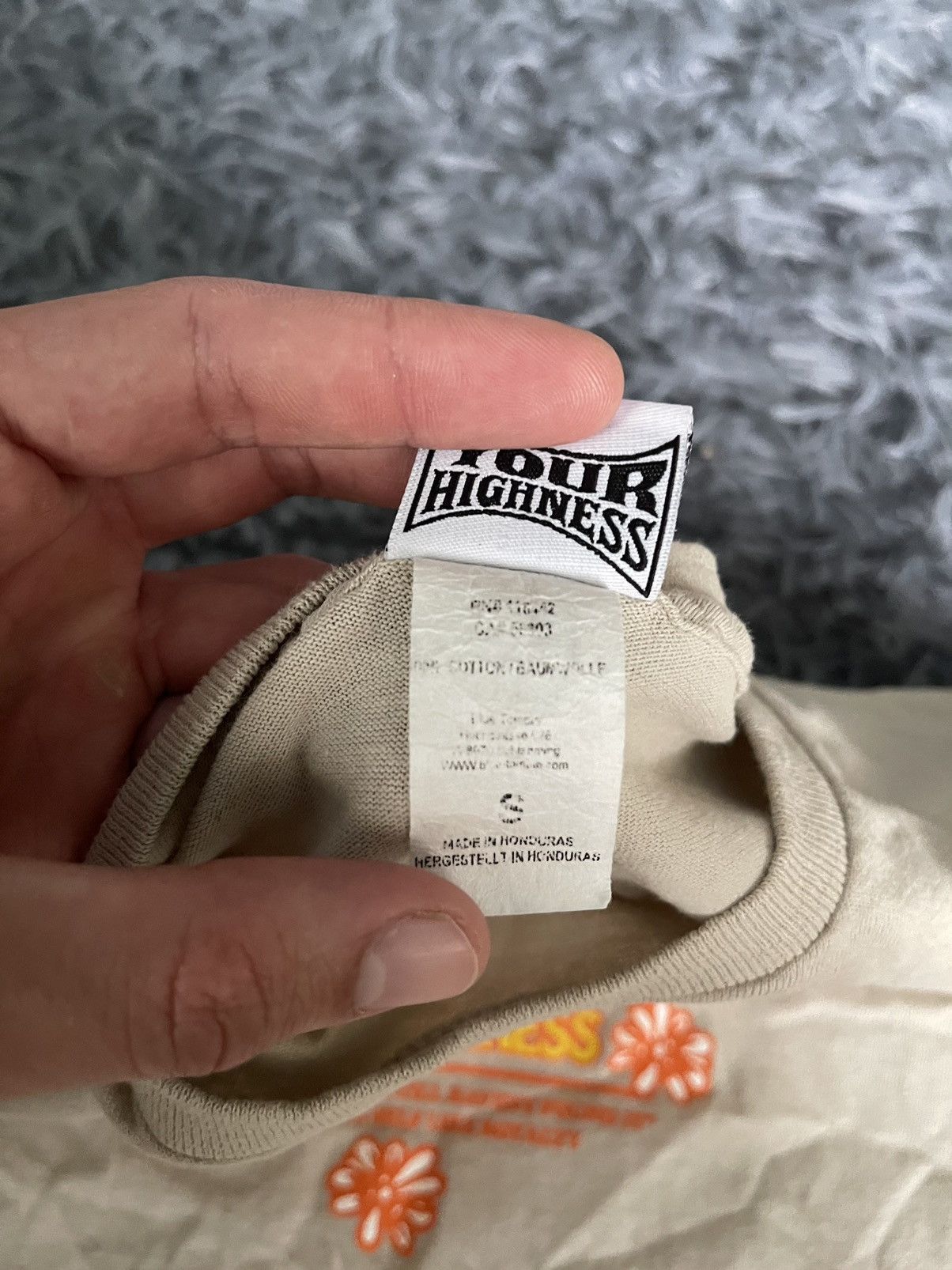 Designer × Vintage 🍄 ☮️ Your Highness hippie mushrooms graphic t-shirt Size US S / EU 44-46 / 1 - 6 Thumbnail