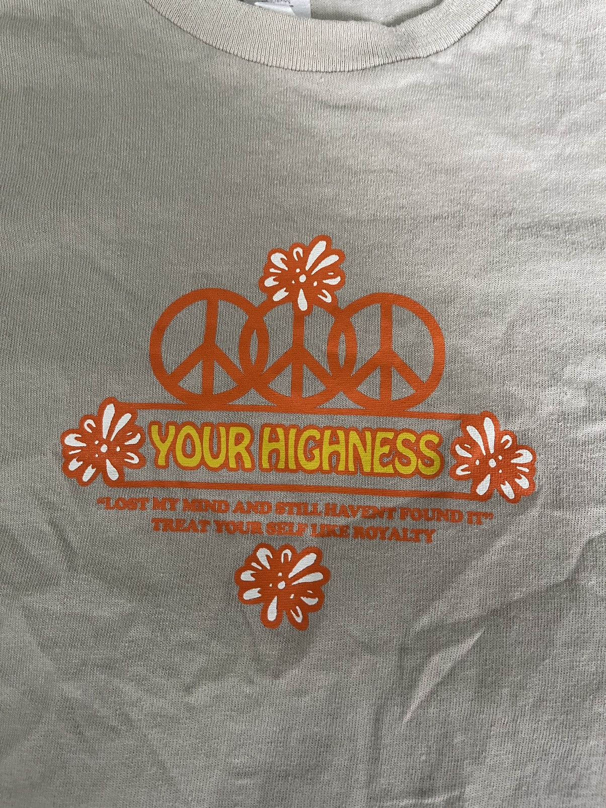Designer × Vintage 🍄 ☮️ Your Highness hippie mushrooms graphic t-shirt Size US S / EU 44-46 / 1 - 4 Thumbnail