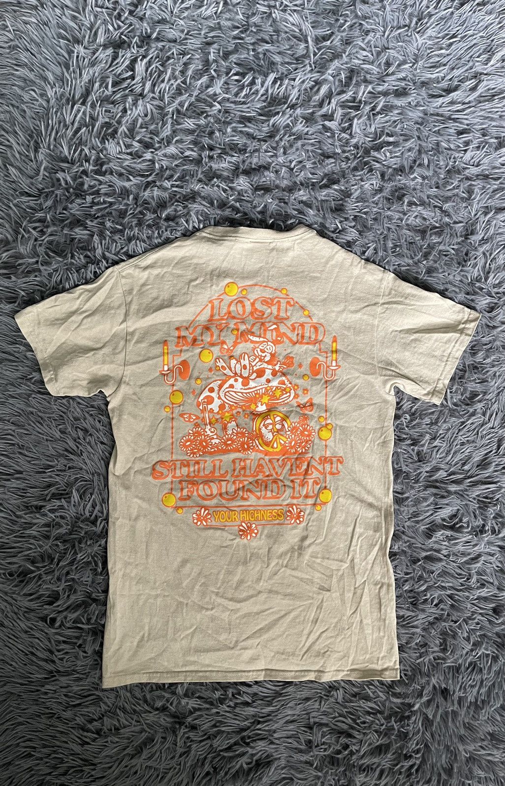 Designer × Vintage 🍄 ☮️ Your Highness hippie mushrooms graphic t-shirt Size US S / EU 44-46 / 1 - 1 Thumbnail