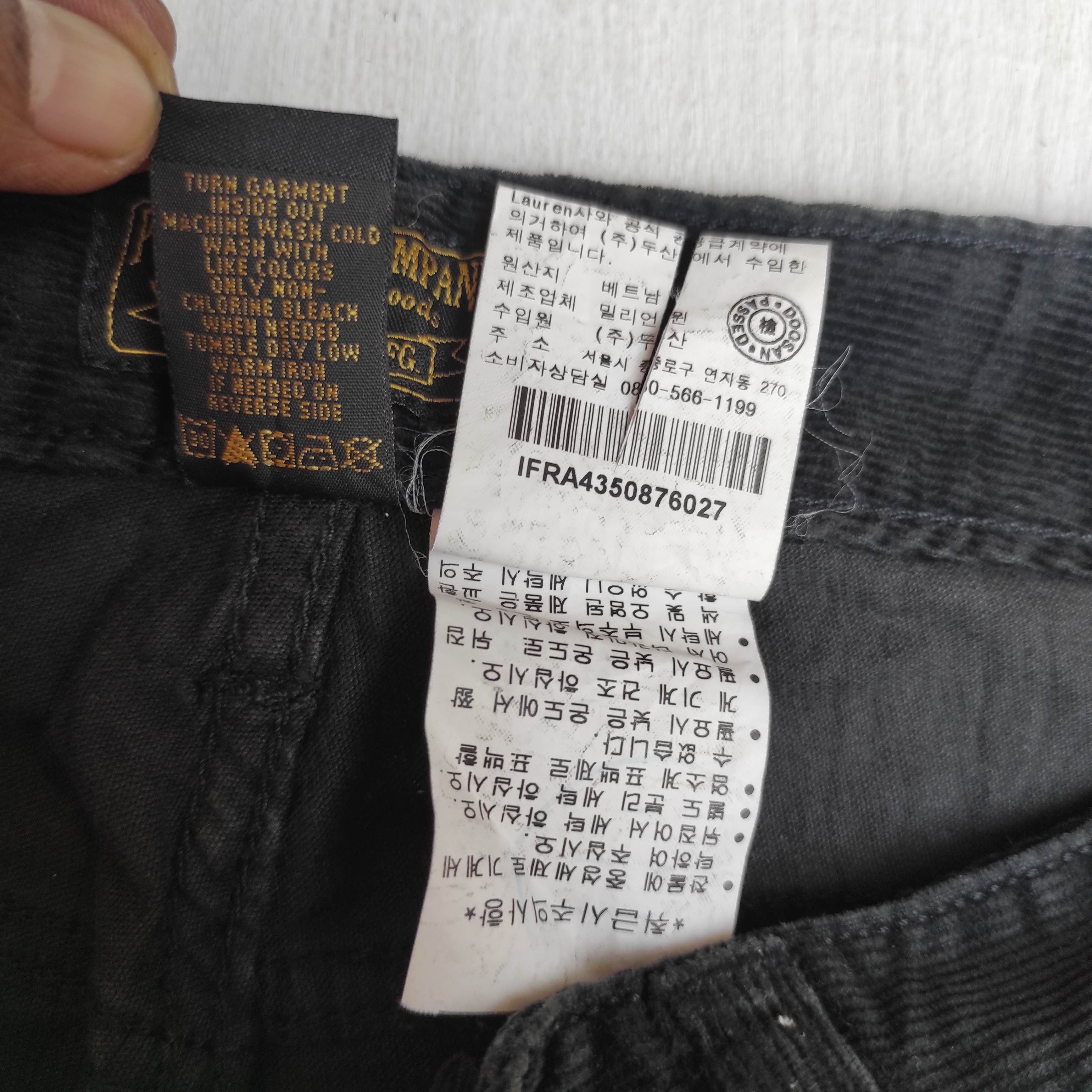 Polo Ralph Lauren Flare Pants Polo Jeans Company low rise bootcut corduroy Size 27" / US 4 / IT 40 - 10 Thumbnail