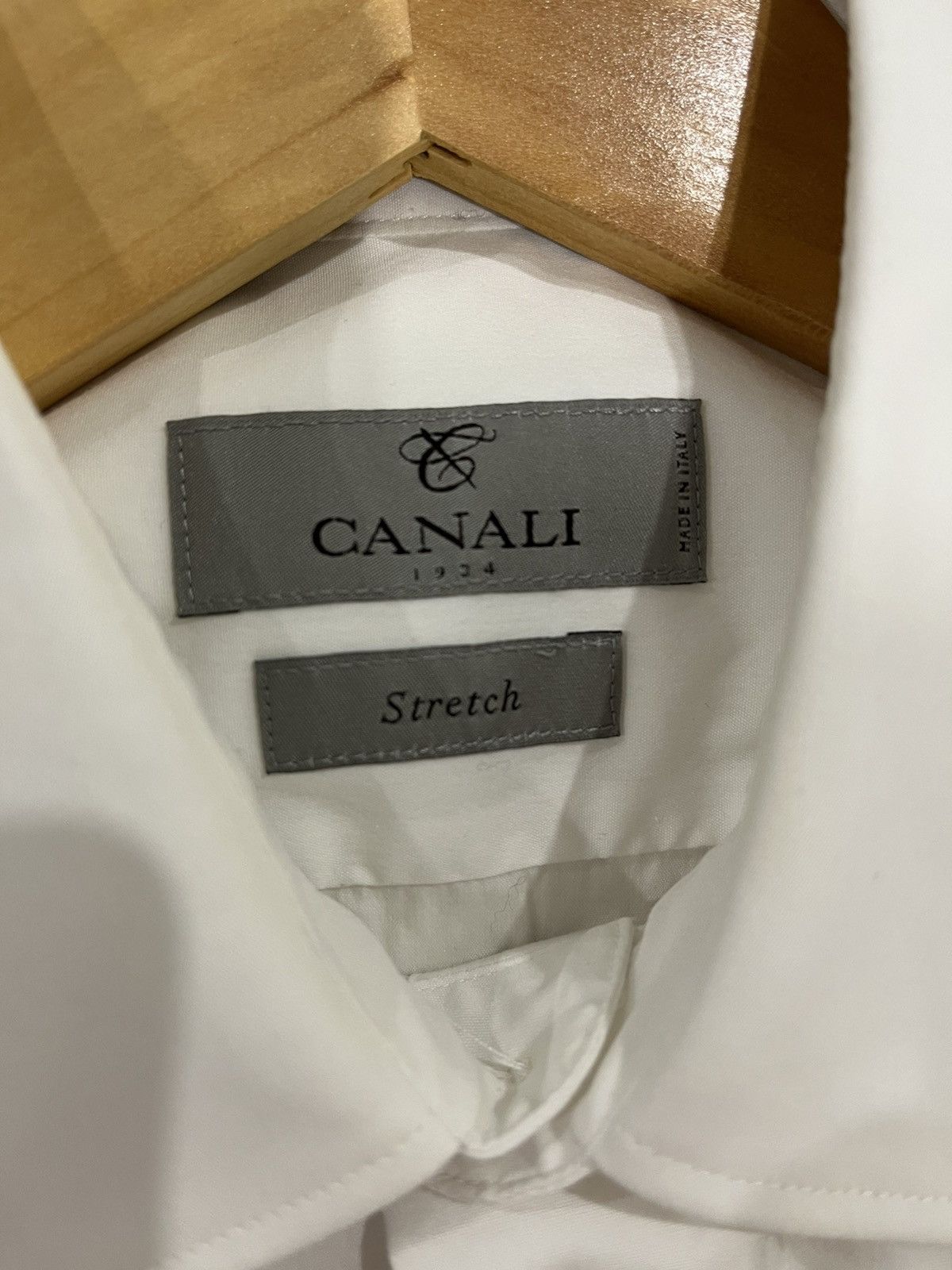 Canali Slim-Fit Stretch Cotton-Blend Poplin Shirt Size US M / EU 48-50 / 2 - 3 Thumbnail