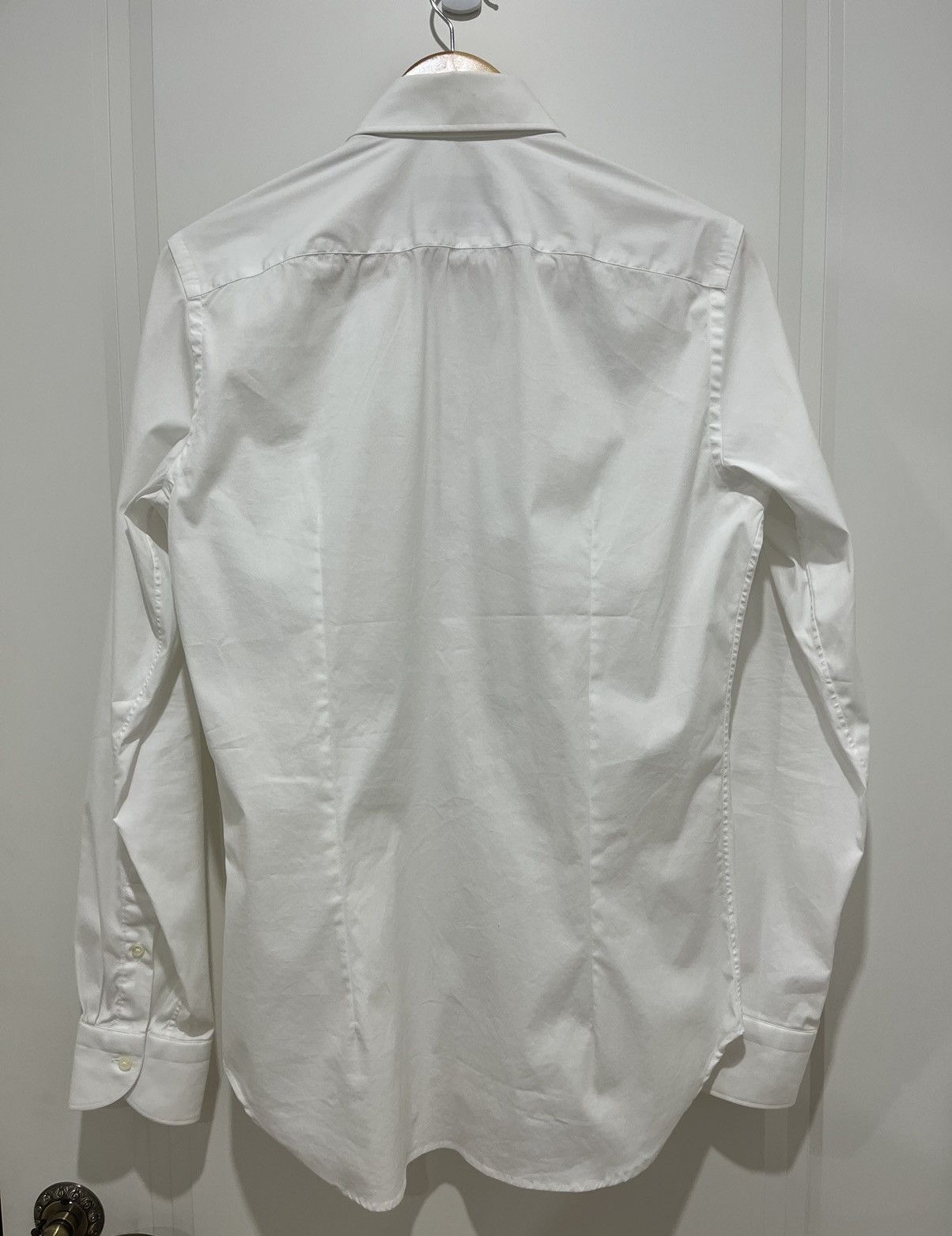 Canali Slim-Fit Stretch Cotton-Blend Poplin Shirt Size US M / EU 48-50 / 2 - 2 Thumbnail