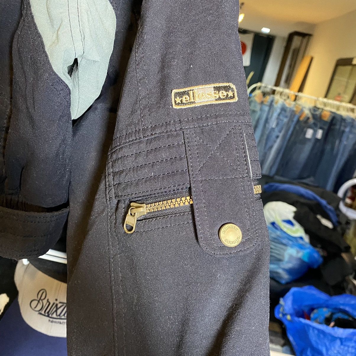 Ellesse 💥RARE💥 Vintage 80s Italian Ellesse Goldwin Ski Jacket Size L / US 10 / IT 46 - 8 Thumbnail