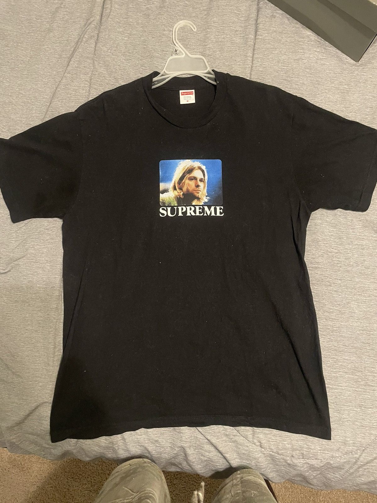 Supreme Kurt Cobain Photo Tee Black Large BRAND orders NEW