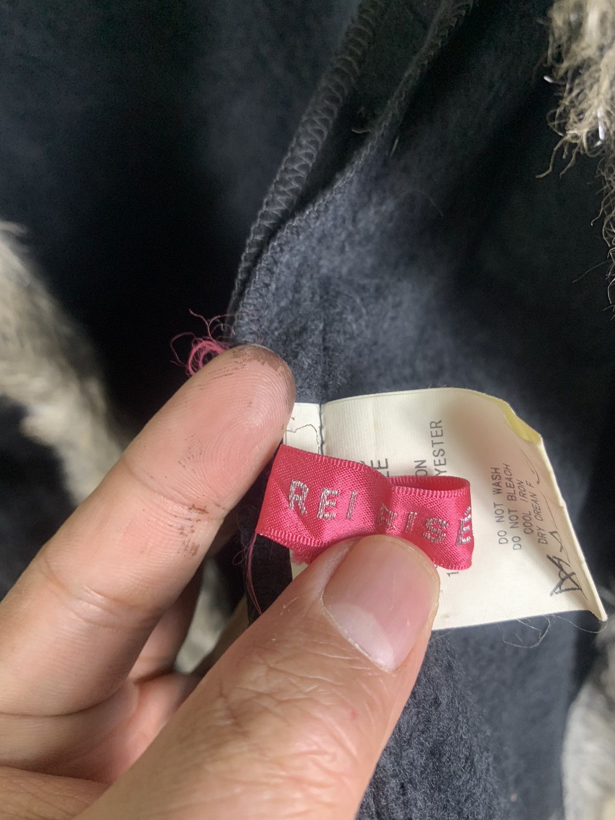 If Six Was Nine Vintage Fur Cardigan Jacket By Rei Risee Size XS / US 0-2 / IT 36-38 - 3 Thumbnail