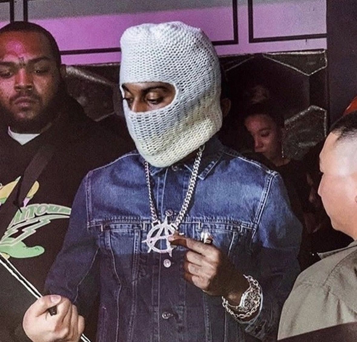 Calvin Klein 205W39NYC FW18 Rare Calvin Keline 205w39nyc Raf Simons ski balaclava Size ONE SIZE - 3 Thumbnail