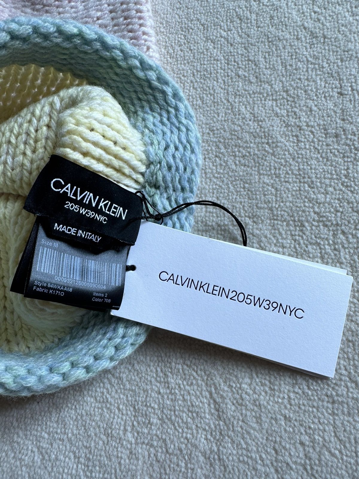 Calvin Klein 205W39NYC FW18 Rare Calvin Keline 205w39nyc Raf Simons ski balaclava Size ONE SIZE - 8 Thumbnail
